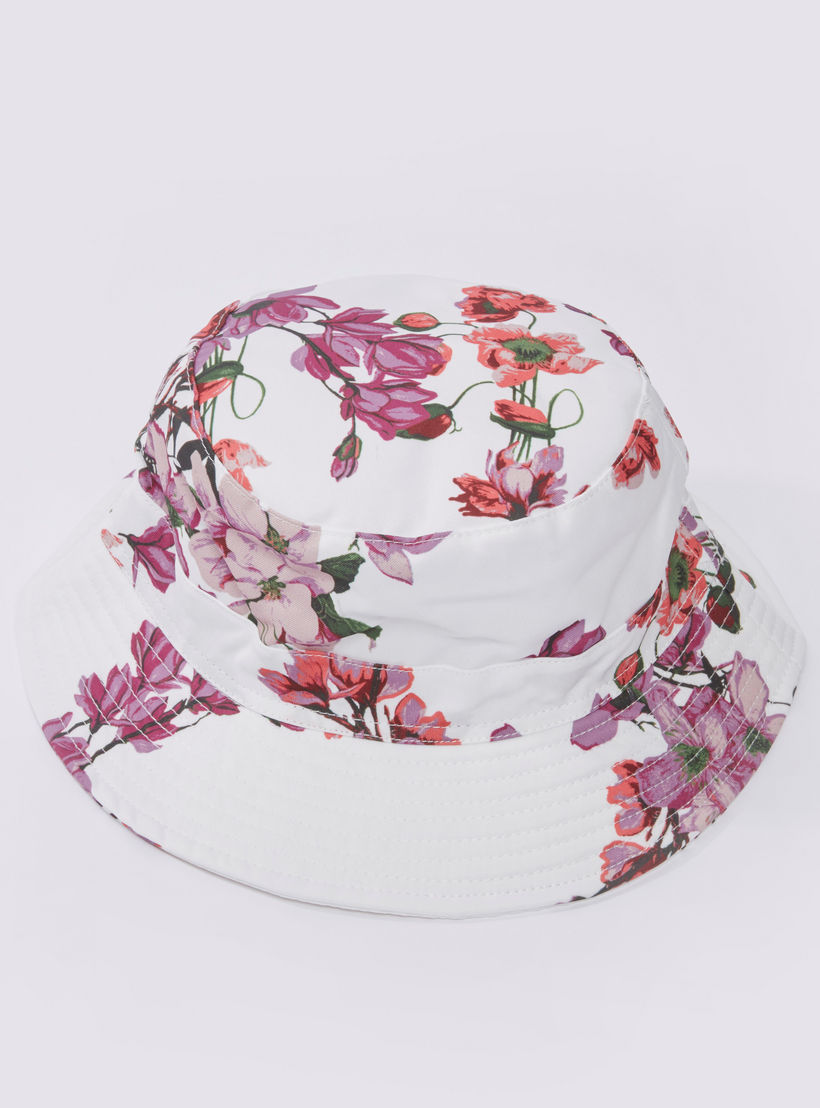 Iconic Floral Printed Bucket Hat-women-clothingaccessories-capsandhats-image-3