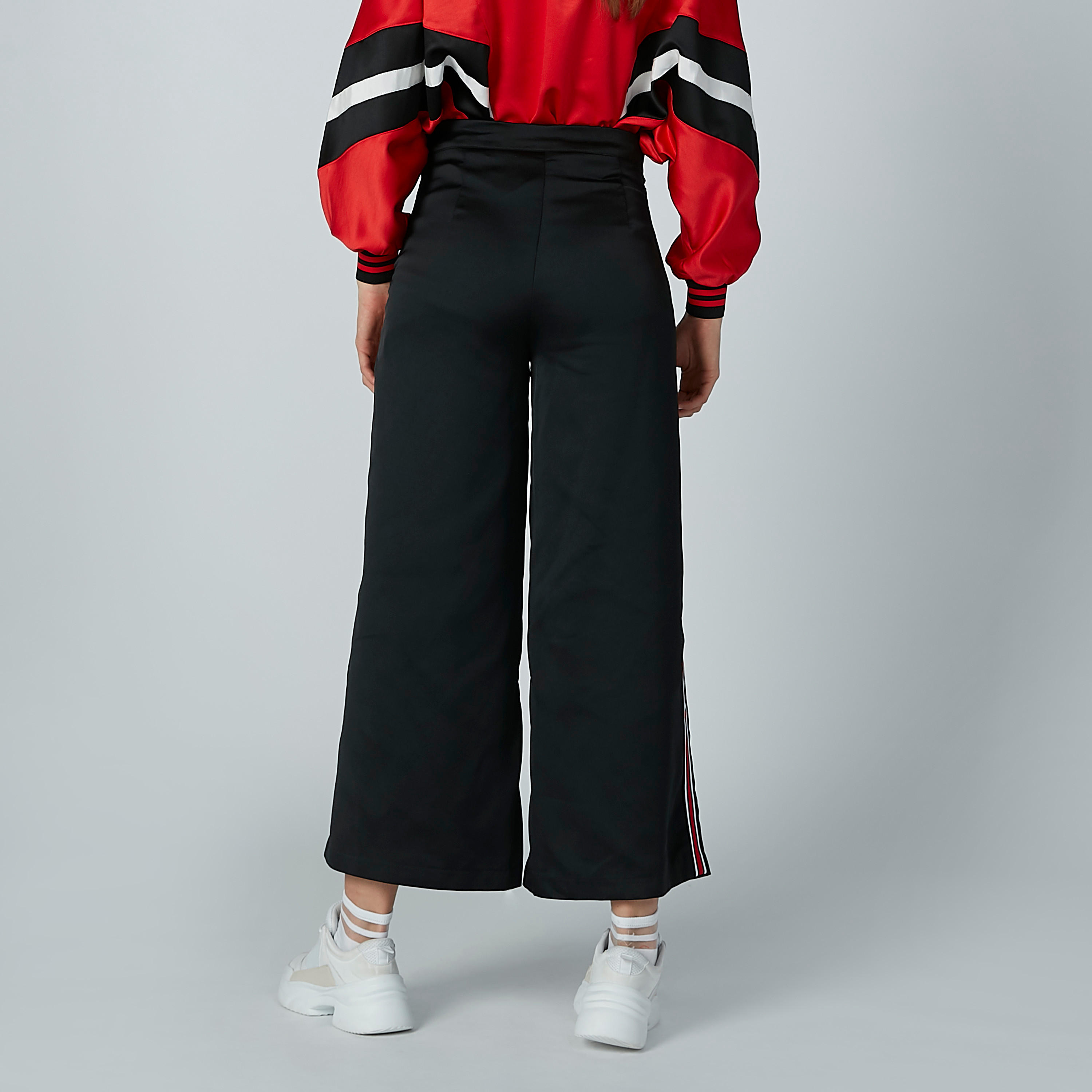 بنطال بالازو بقصّة واسعة وأزرار وشريطة من آيكونيك-women-clothing-bottoms-trousers-image-5