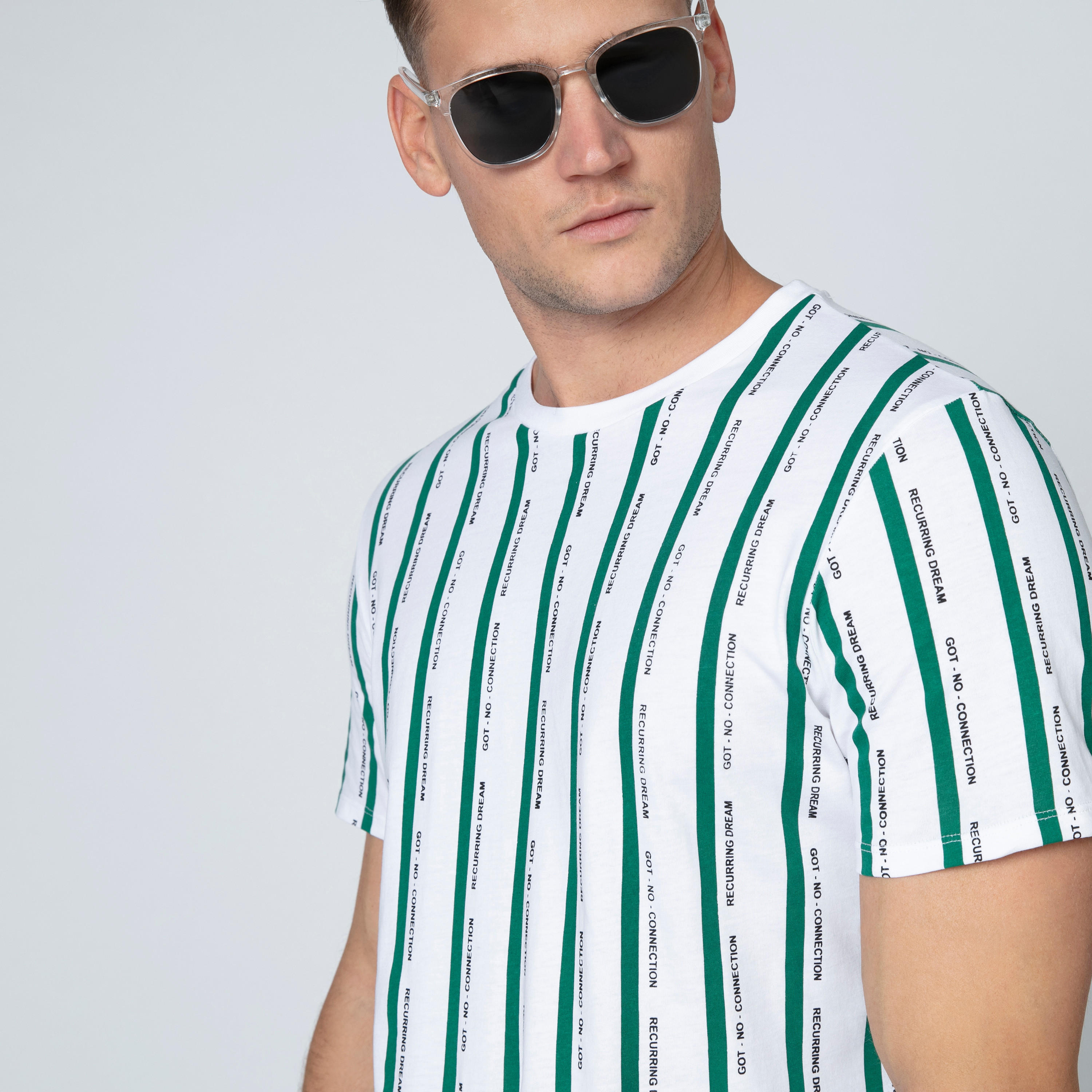 Iconic Printed T-shirt with Round Neck and Short Sleeves-men-clothing-tshirtsandpolos-tshirts-image-4