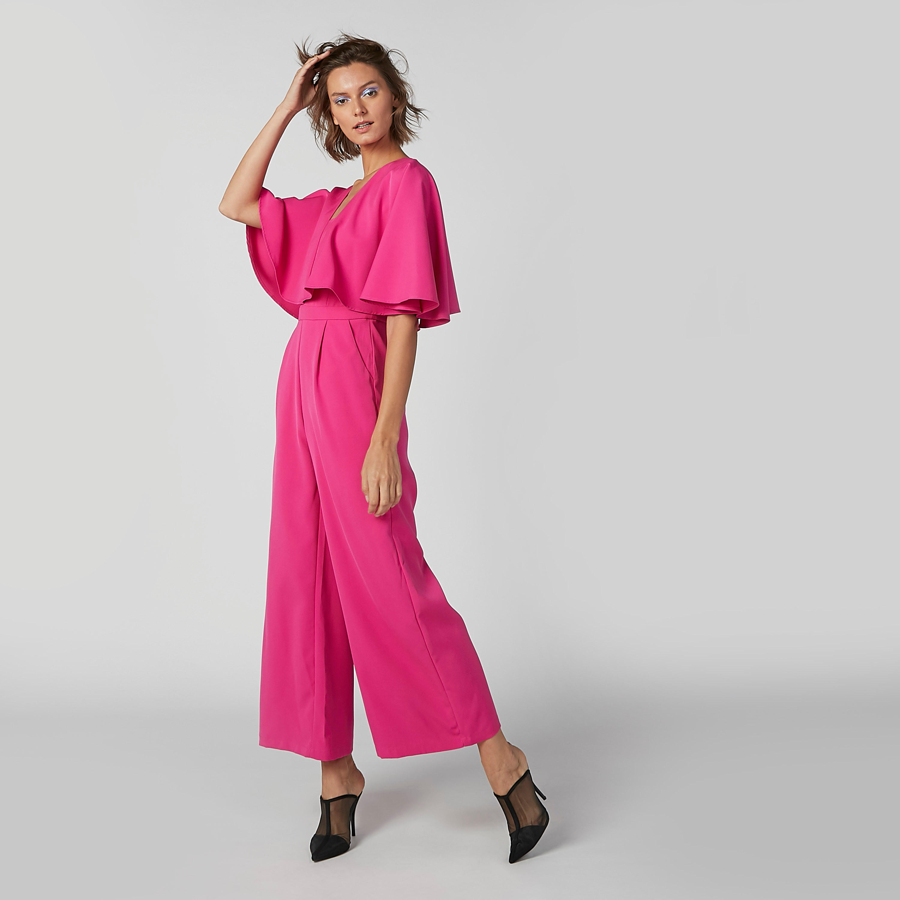 Iconic Plain Jumpsuit with Cape and Pocket Detail-women-clothing-jumpsuits-image-3