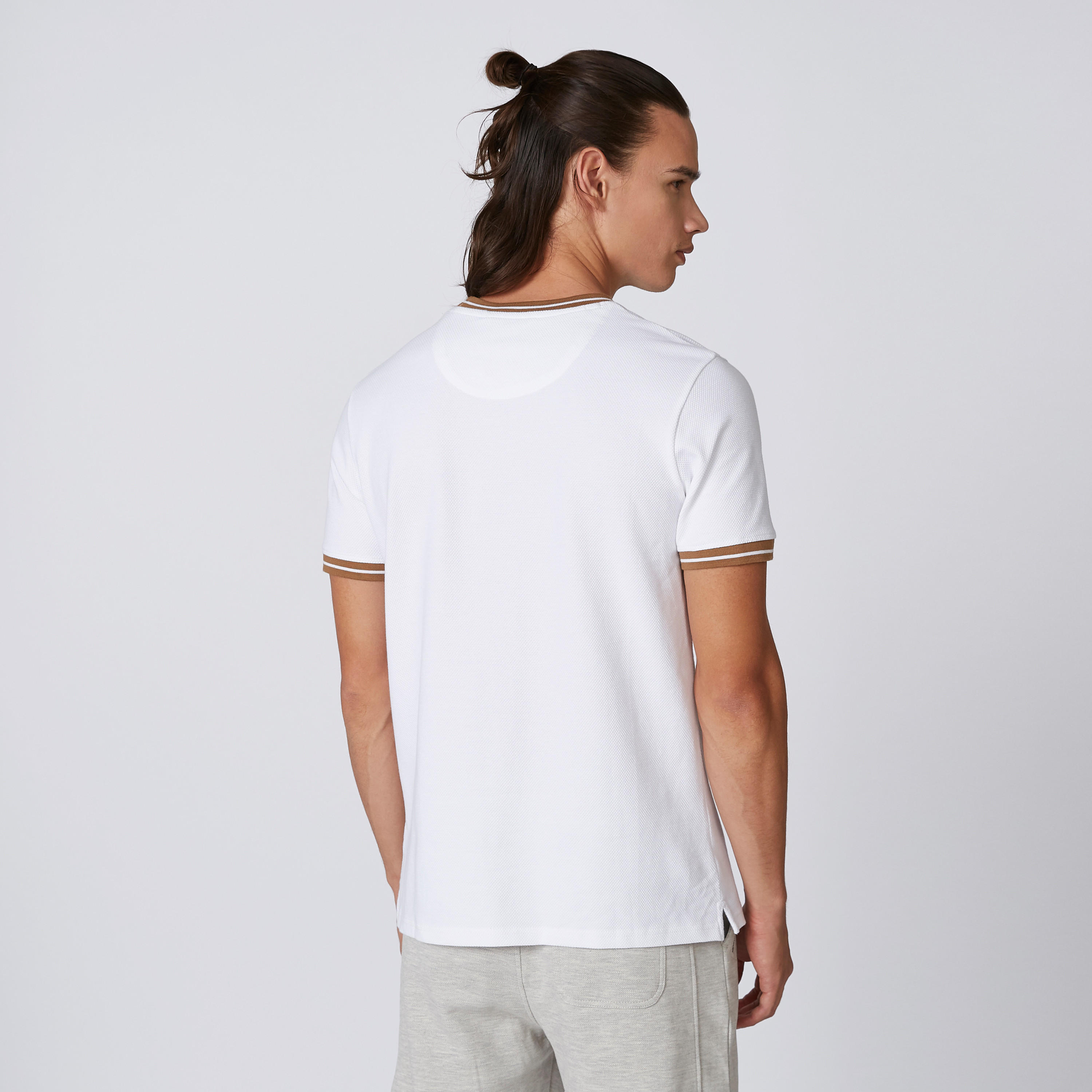 تيشيرت سادة بقصّة سليم وأكمام قصيرة من آيكونيك-men-clothing-tshirtsandpolos-tshirts-image-2