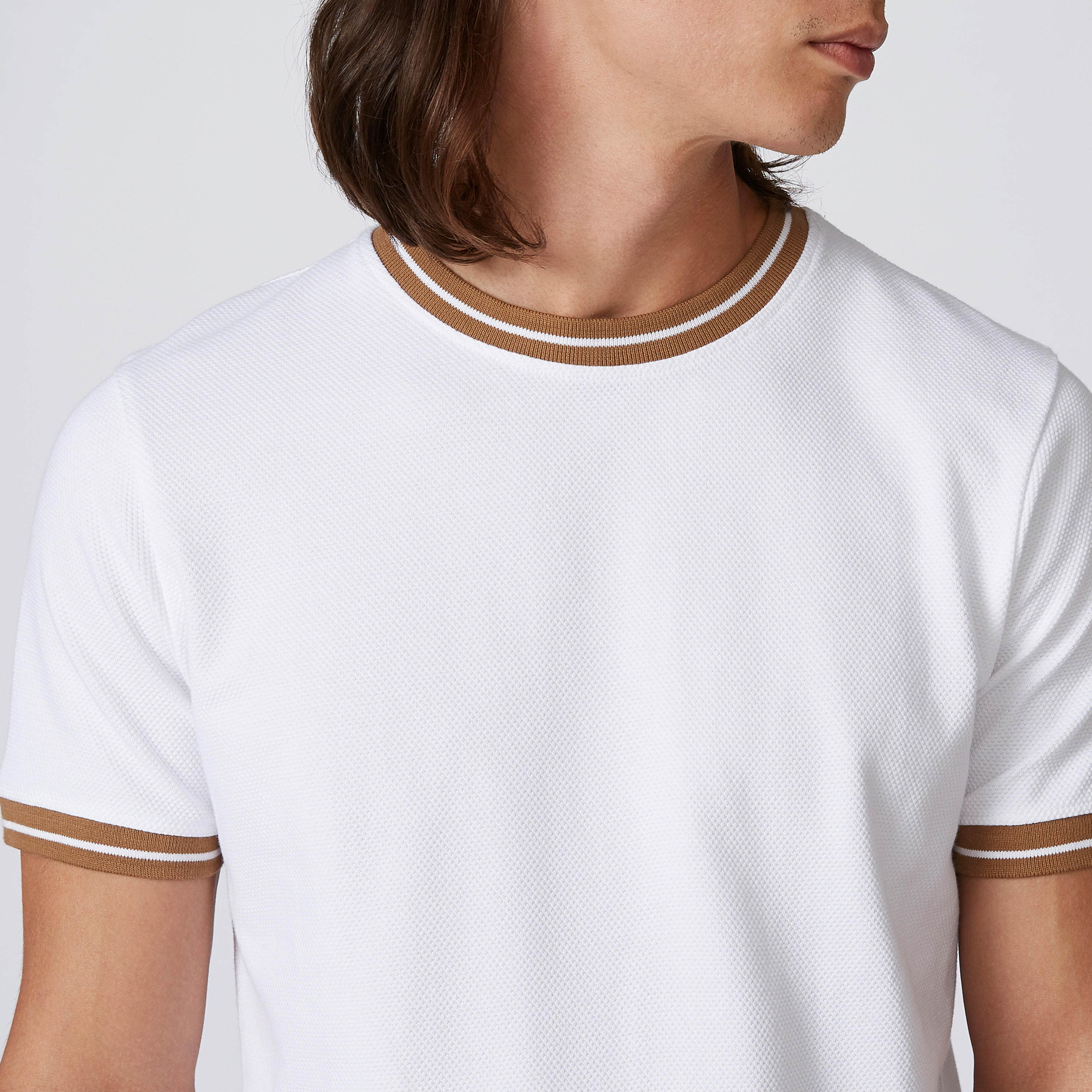تيشيرت سادة بقصّة سليم وأكمام قصيرة من آيكونيك-men-clothing-tshirtsandpolos-tshirts-image-3