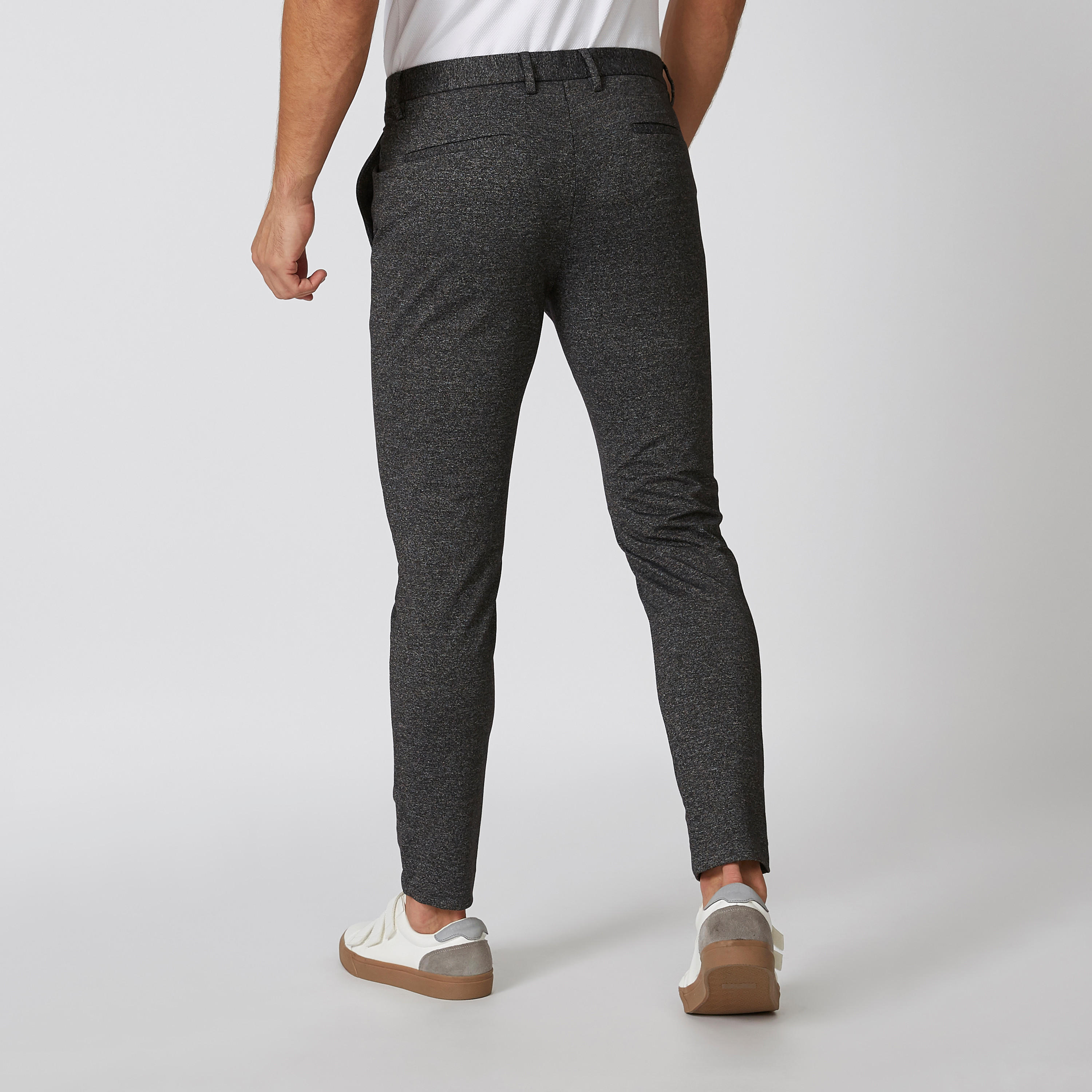 Iconic Slim Fit Textured Mid Waist Trousers with Pocket Detail-men-clothing-bottoms-trousersandchinos-trousers-image-3