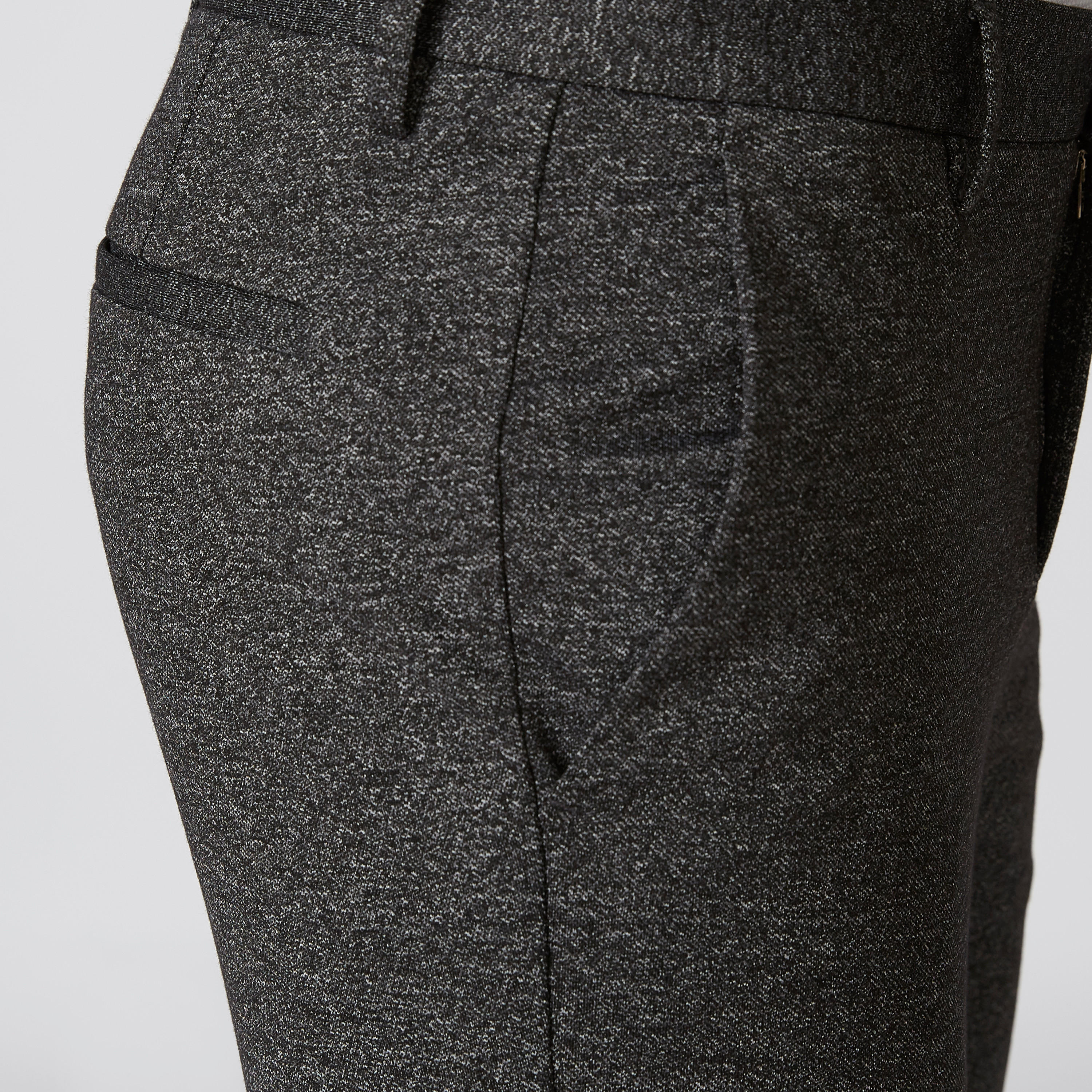 Iconic Slim Fit Textured Mid Waist Trousers with Pocket Detail-men-clothing-bottoms-trousersandchinos-trousers-image-5