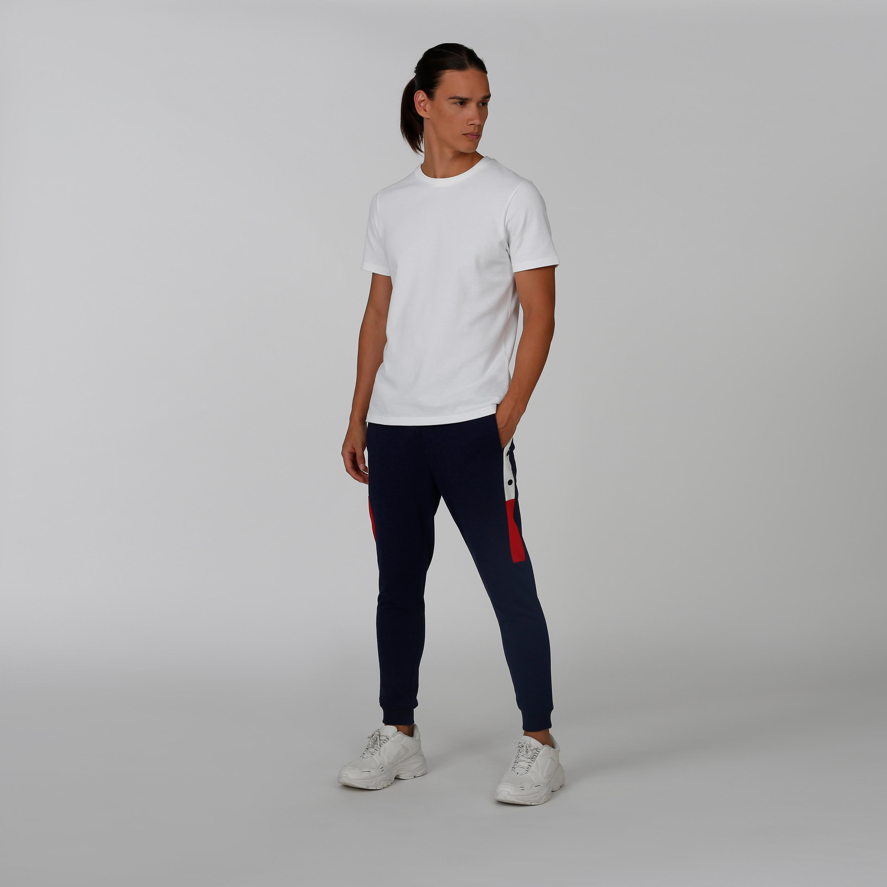بنطلون رياضي سليم بخصر متوسط الارتفاع وجيوب من آيكونيك-men-clothing-bottoms-joggers-image-2