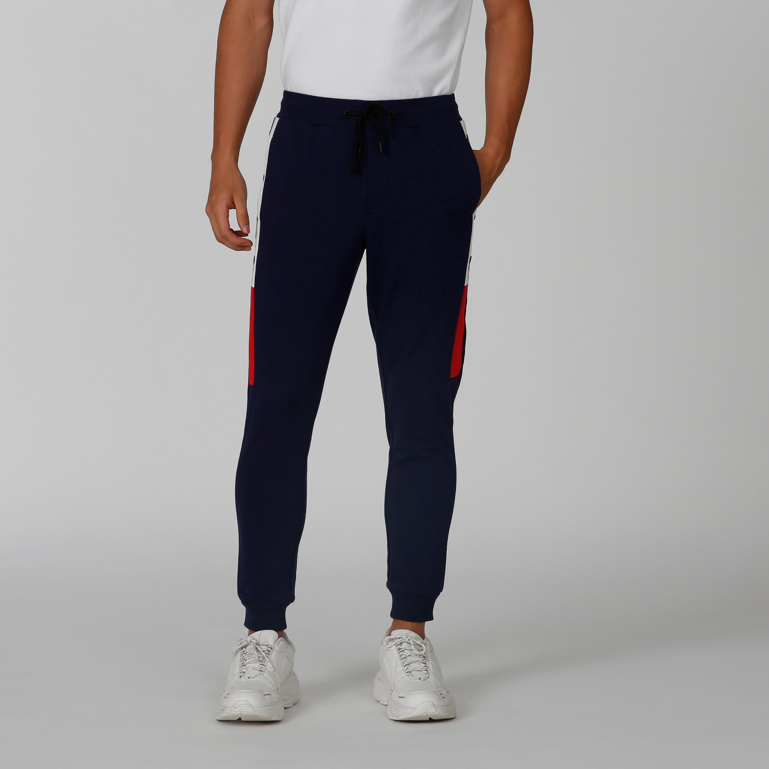 بنطلون رياضي سليم بخصر متوسط الارتفاع وجيوب من آيكونيك-men-clothing-bottoms-joggers-image-4