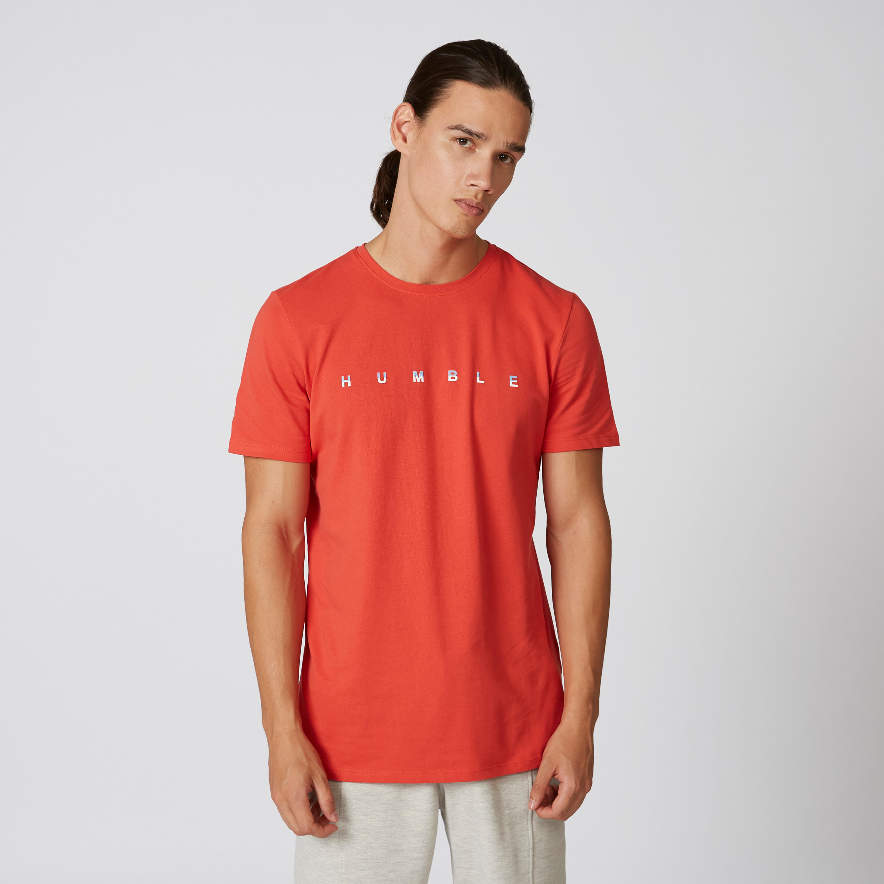 تيشيرت سليم بياقة مستديرة وأكمام قصيرة وطبعات من آيكونيك-men-clothing-tshirtsandpolos-tshirts-image-1