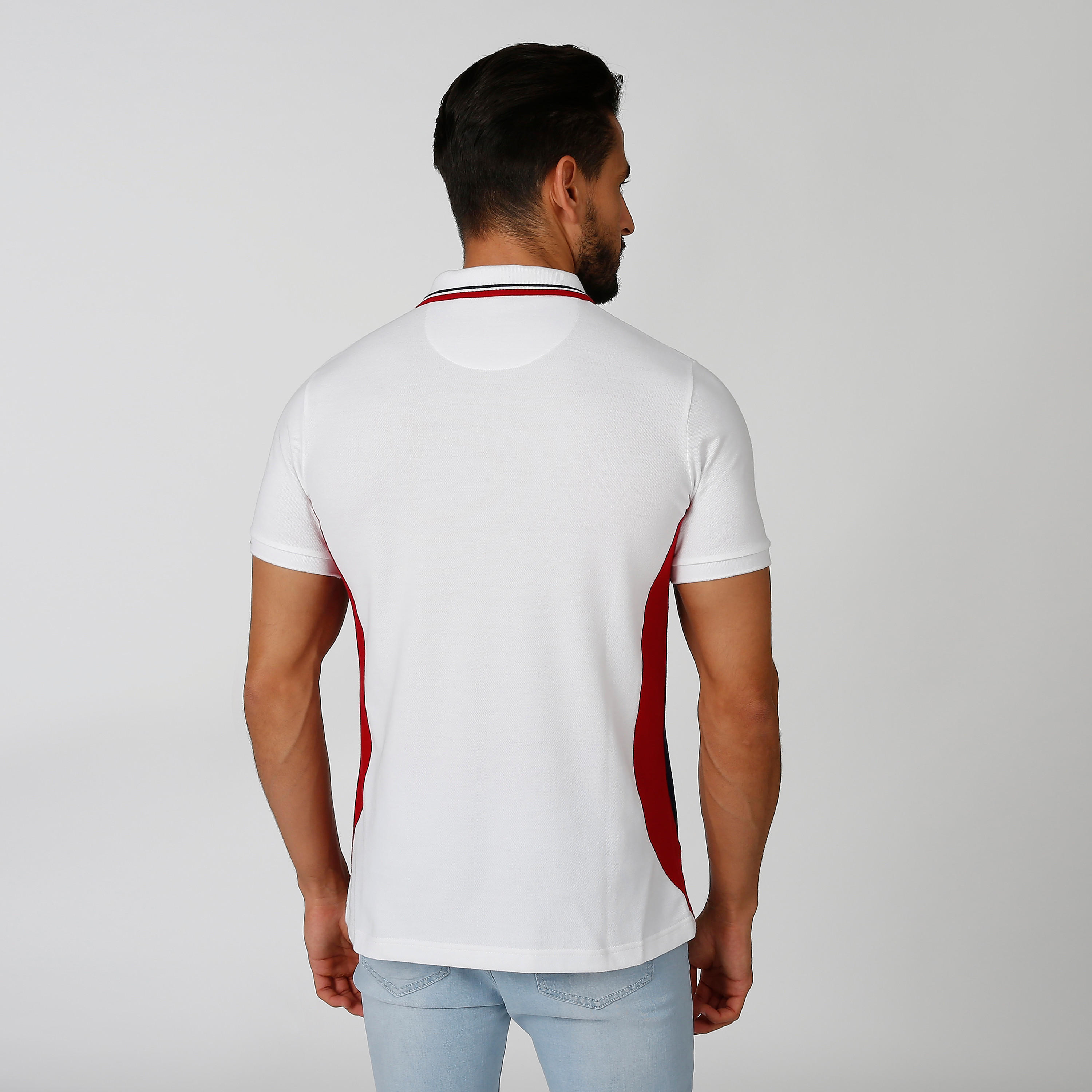 Iconic Slim Fit Polo T-shirt with Short Sleeves-men-clothing-tshirtsandpolos-polos-image-3