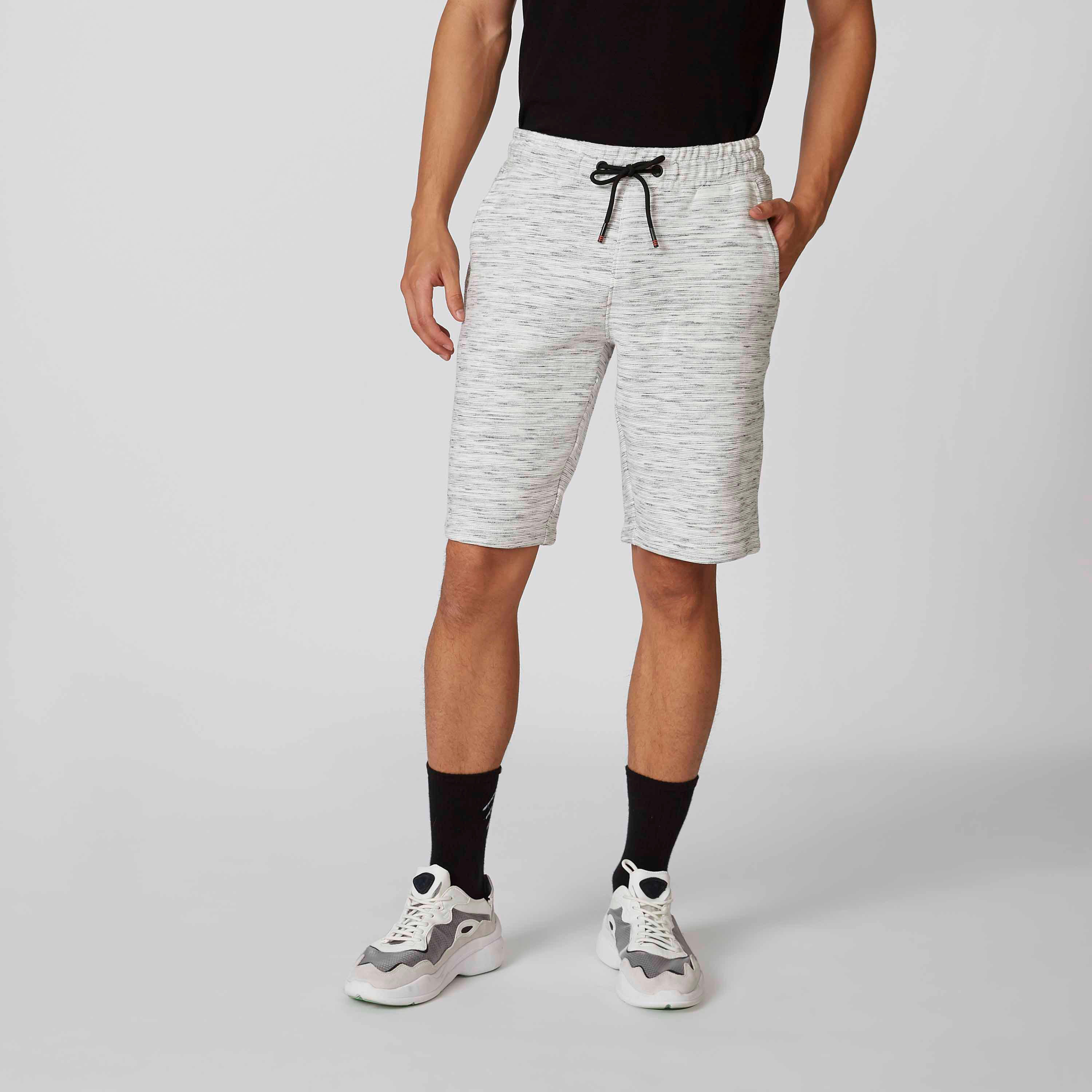 Iconic Slim Fit Printed Mid Waist Shorts with Pocket Detail-men-clothing-bottoms-shorts-image-1
