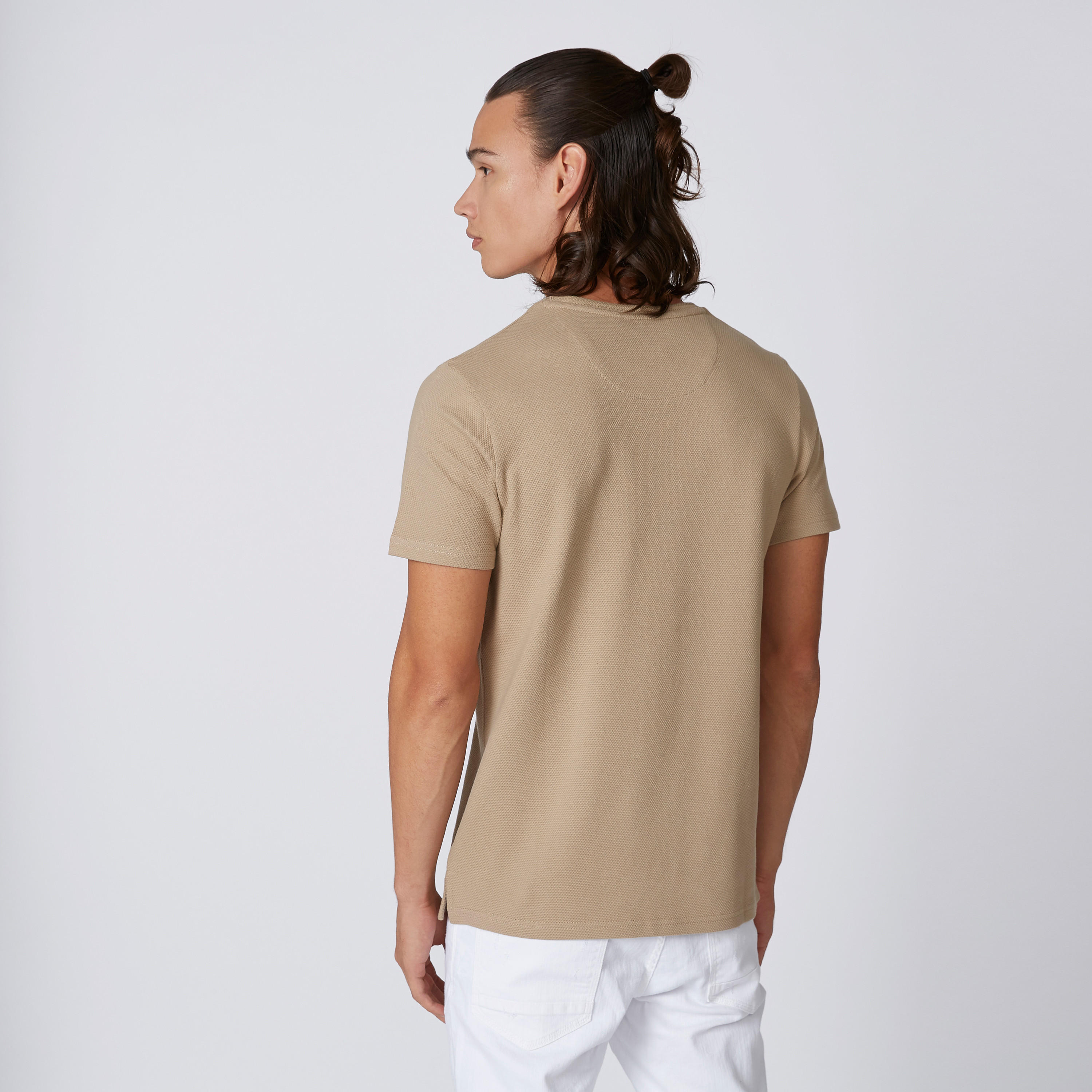 تيشيرت سادة بقصّة سليم وياقة مستديرة وأكمام قصيرة من آيكونيك-men-clothing-tshirtsandpolos-tshirts-image-10