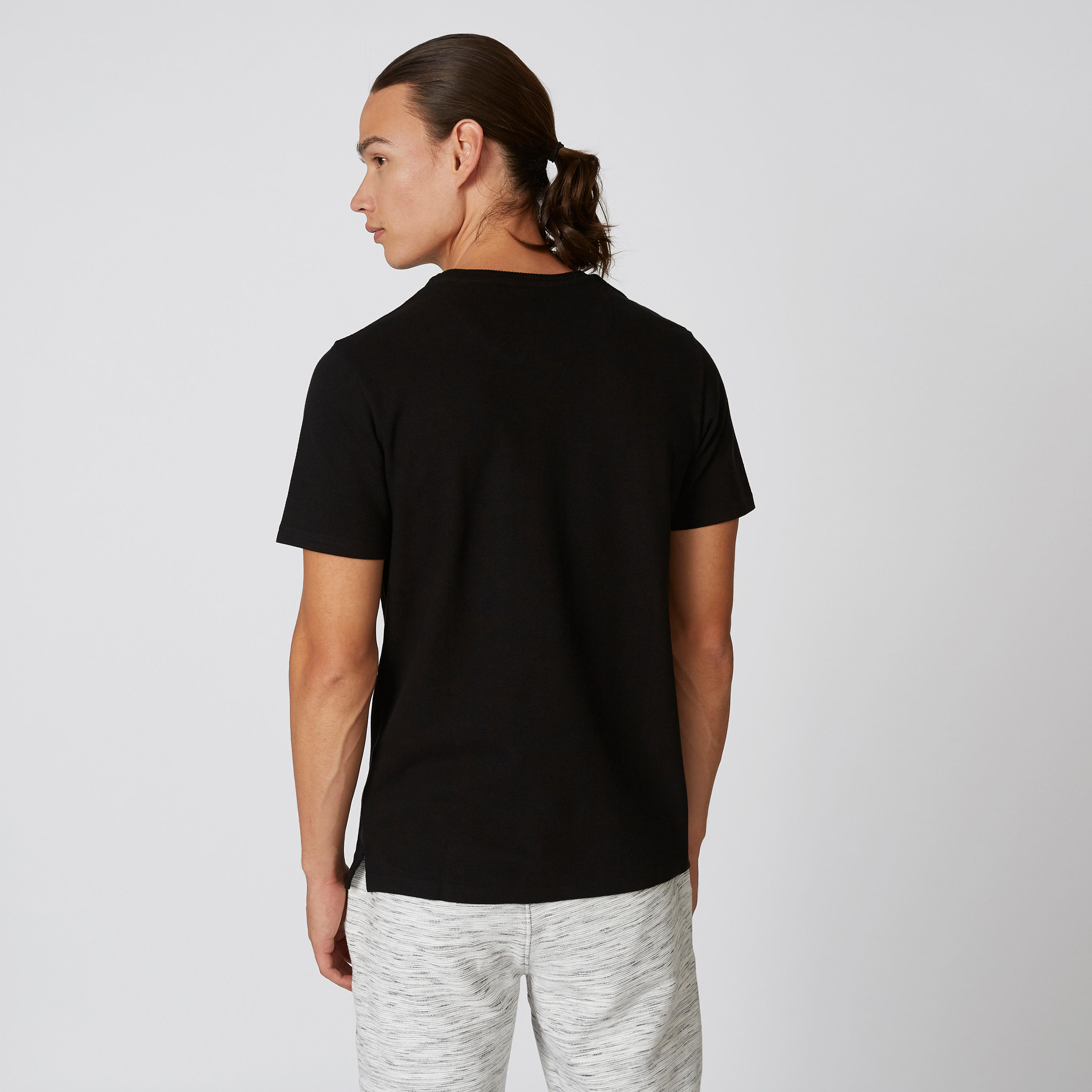 تيشيرت سادة بقصّة سليم وياقة مستديرة وأكمام قصيرة من آيكونيك-men-clothing-tshirtsandpolos-tshirts-image-6