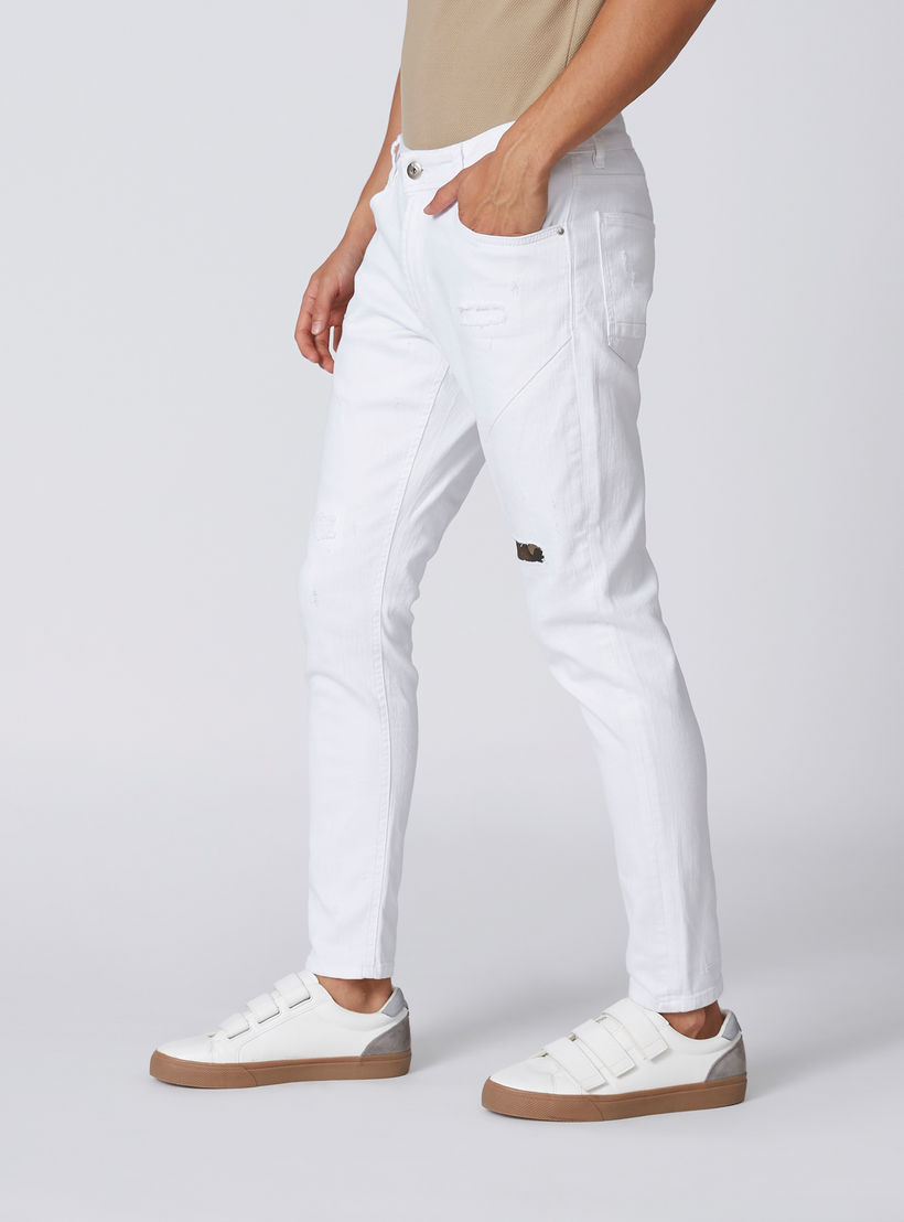 Iconic Slim Fit Full Length Mid Waist Jeans with Pocket Detail-men-clothing-bottoms-jeans-image-1