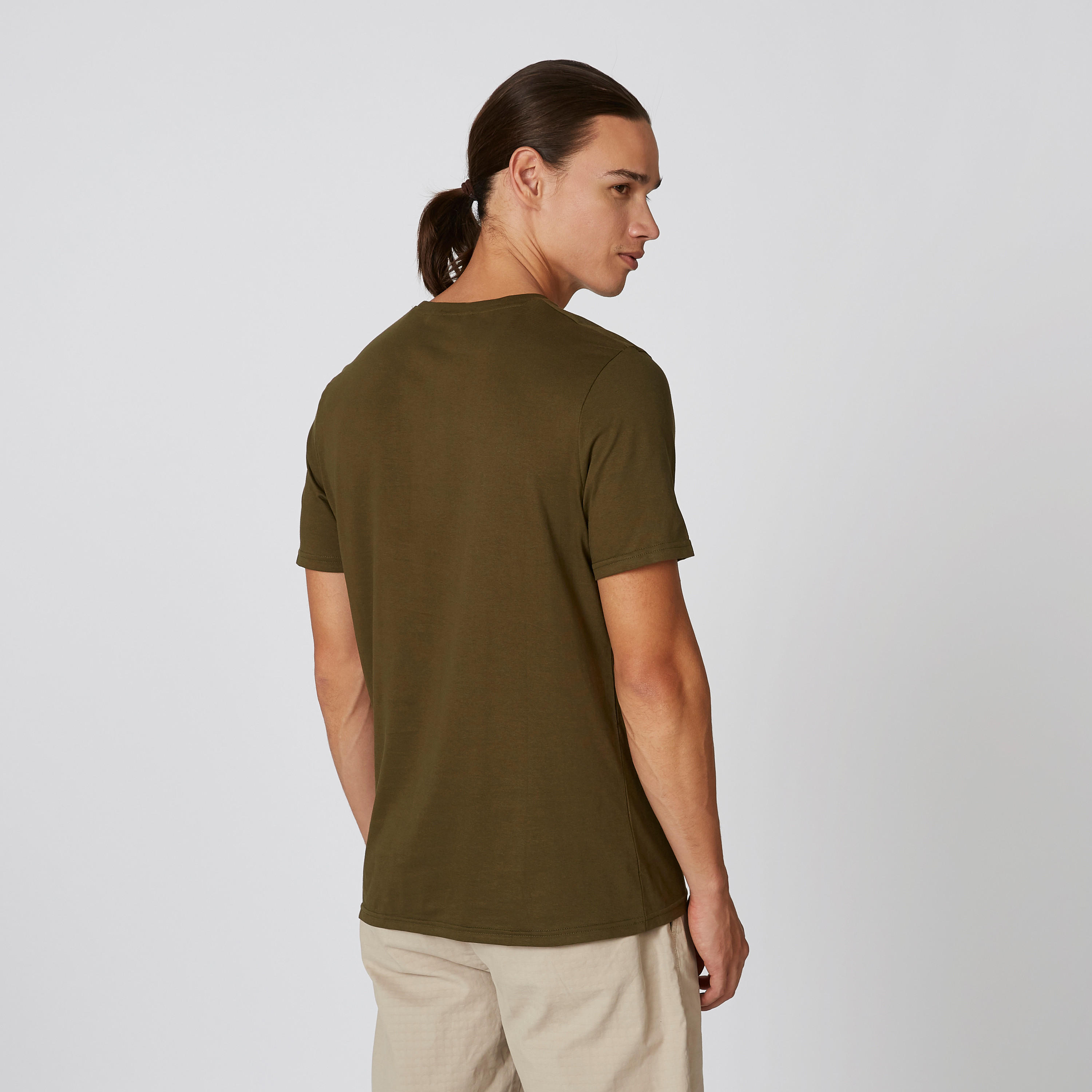 تيشيرت بقصّة سليم وياقة مستديرة وطبعات حيوانات من آيكونيك-men-clothing-tshirtsandpolos-tshirts-image-2