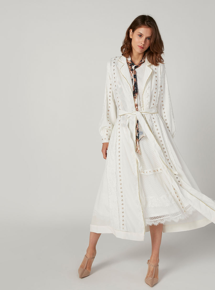 كارديجان دانتيل بأكمام طويلة وأربطة من آيكونيك-women-winterwear-cardigansandjumpers-cardigans-image-5
