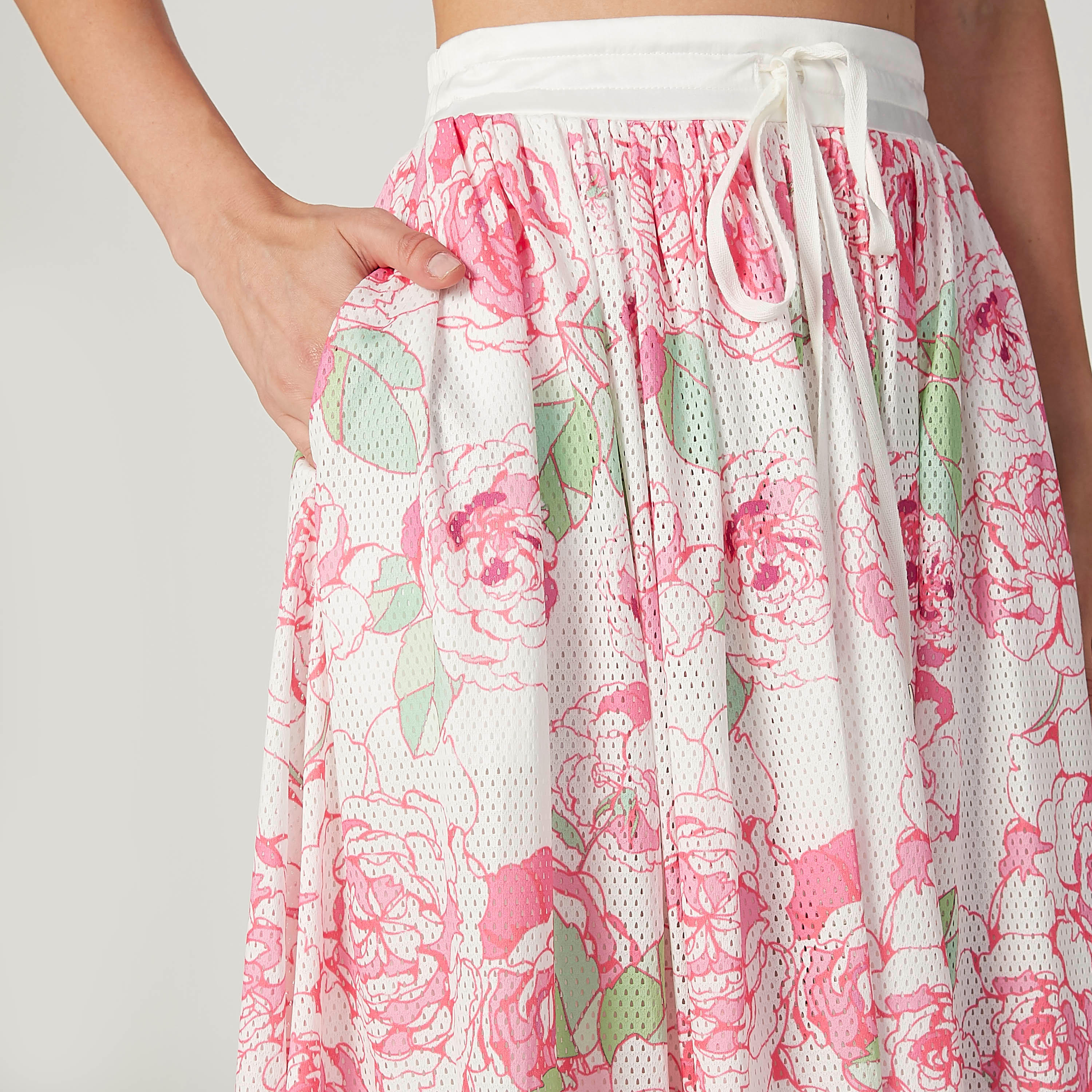 Iconic Floral Printed A-line Midi Skirt with Pocket Detail-women-clothing-bottoms-skirts-image-3