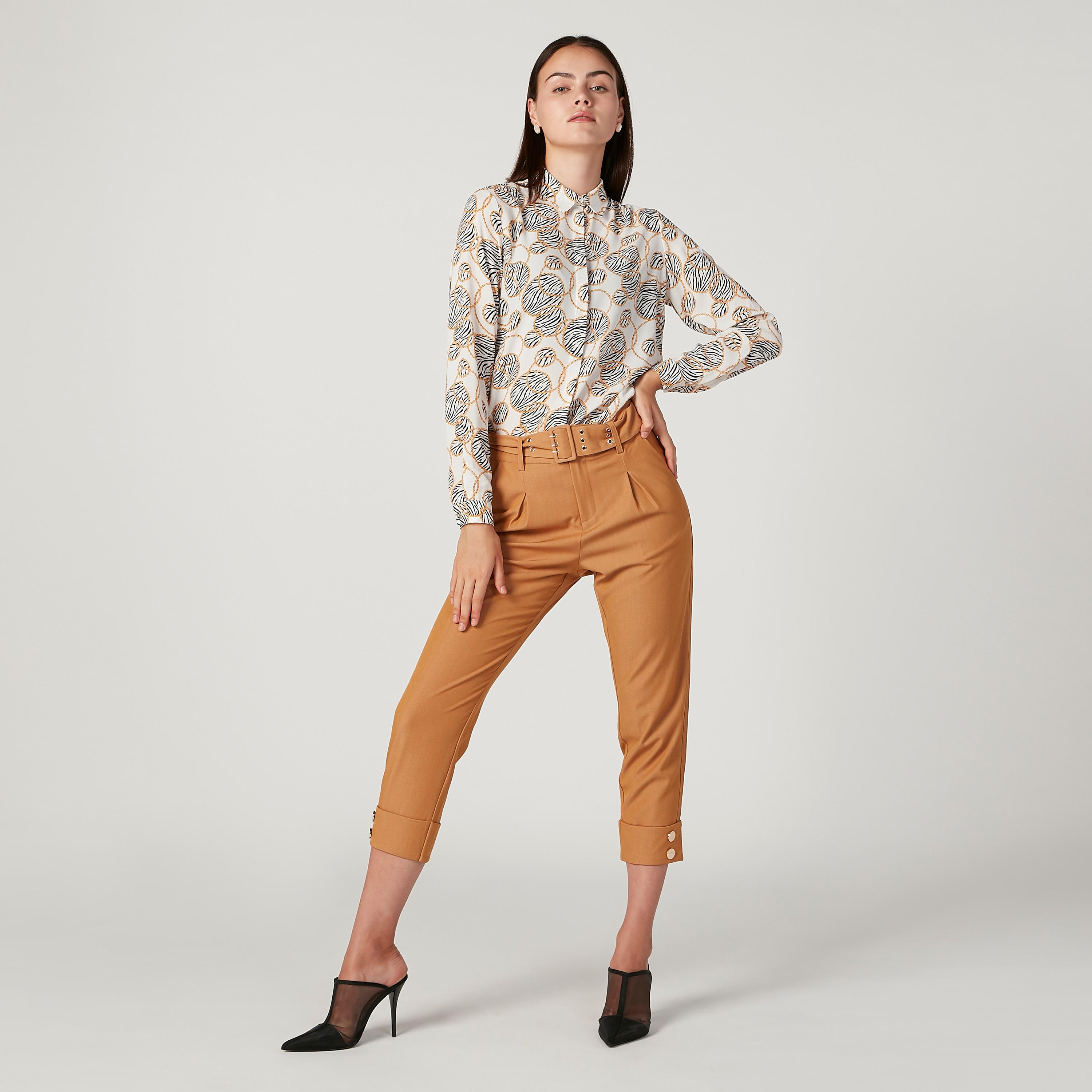 Iconic Printed Shirt with Long Sleeves and Concealed Placket-women-clothing-shirtsandblouses-shirts-image-2