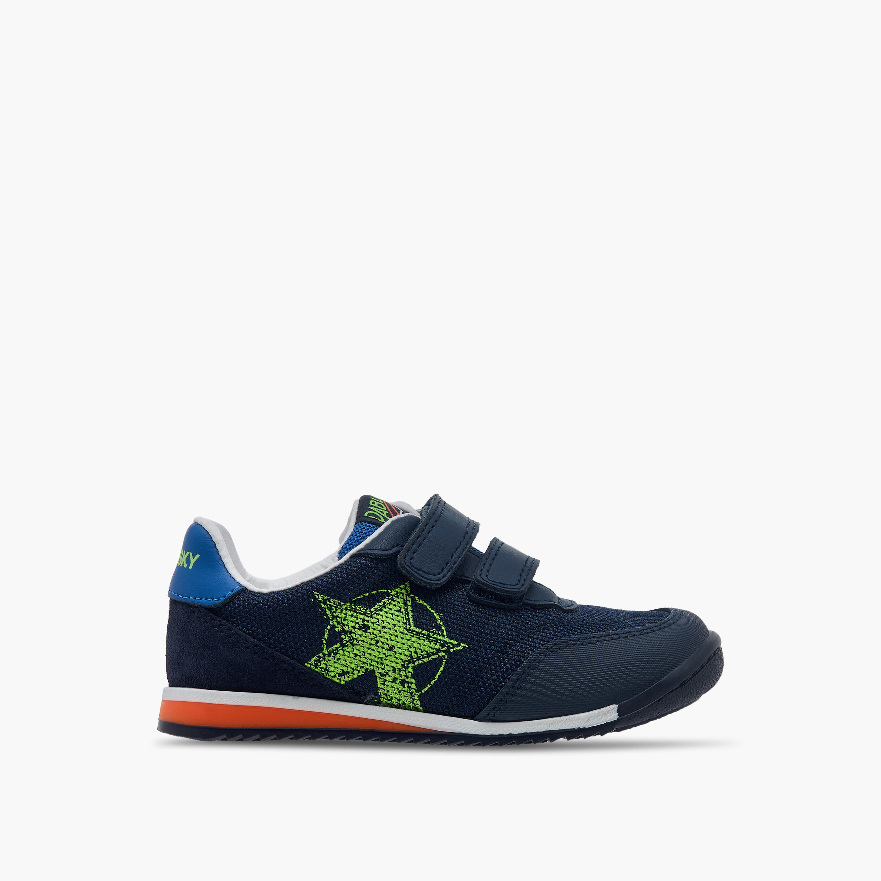 حذاء سنيكرز بشريط إغلاق لاصق وطبعات للأولاد من بابلوسكي-boys-shoes-sneakers-image-3
