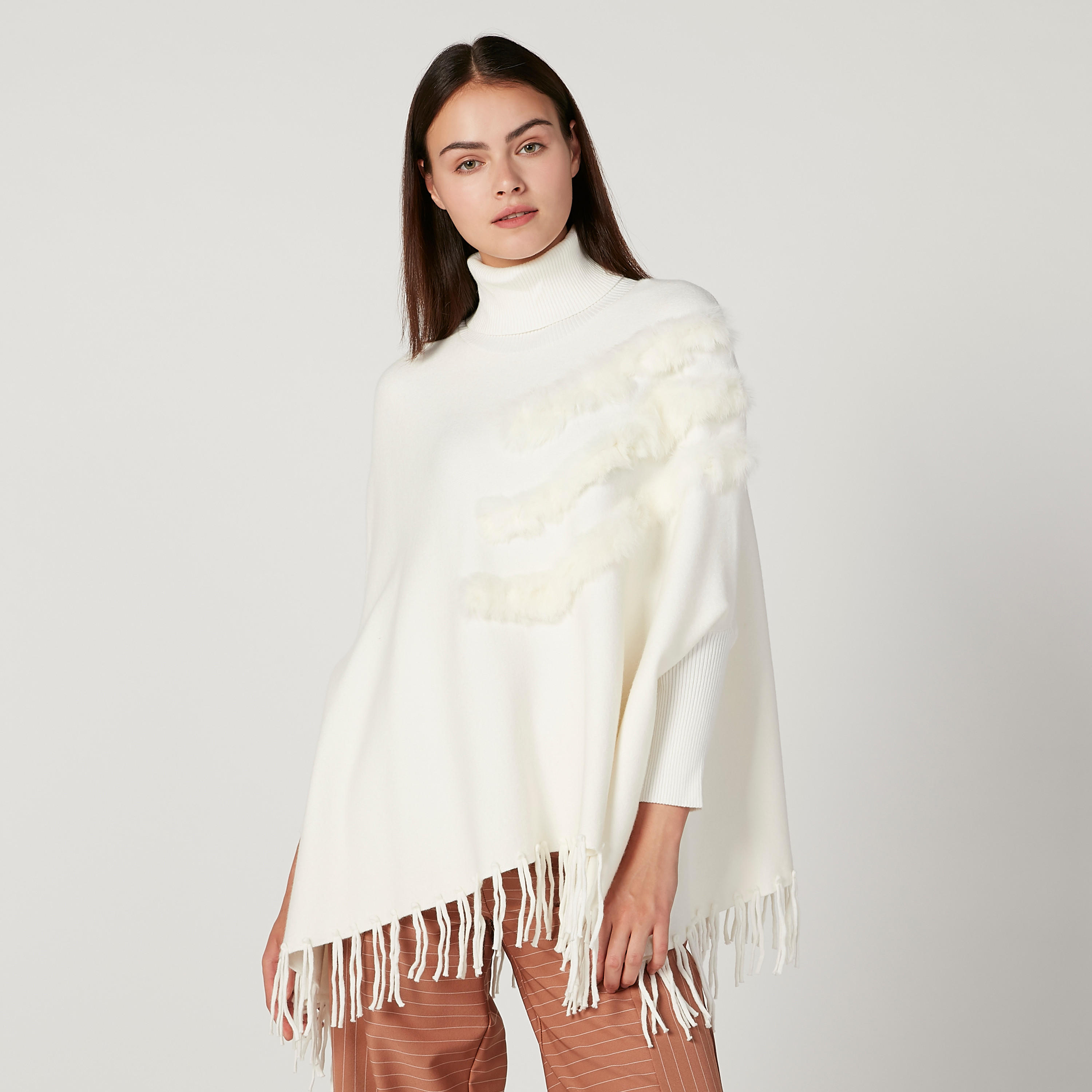 كنزة مطابقة بارزة الملمس بياقة عالية وأكمام طويلة من آيكونيك-women-clothing-cardigansandjumpers-jumpers-image-1