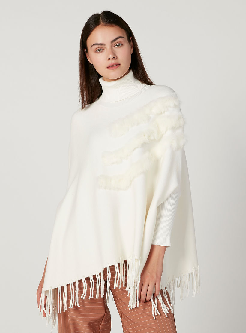 كنزة مطابقة بارزة الملمس بياقة عالية وأكمام طويلة من آيكونيك-women-clothing-cardigansandjumpers-jumpers-image-1