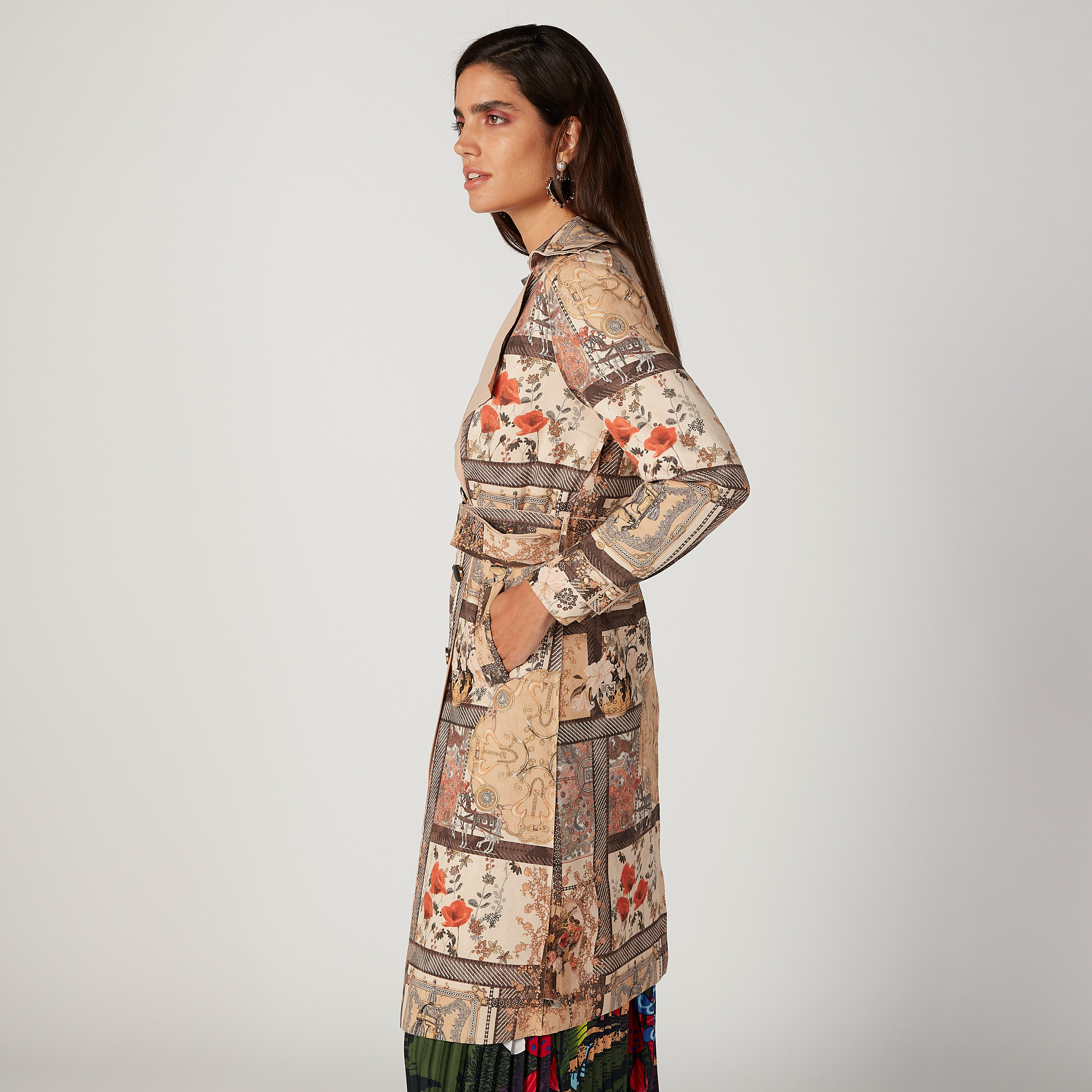 معطف بطبعات مع حزام من آيكونيك-women-clothing-coatsandjackets-coats-image-5