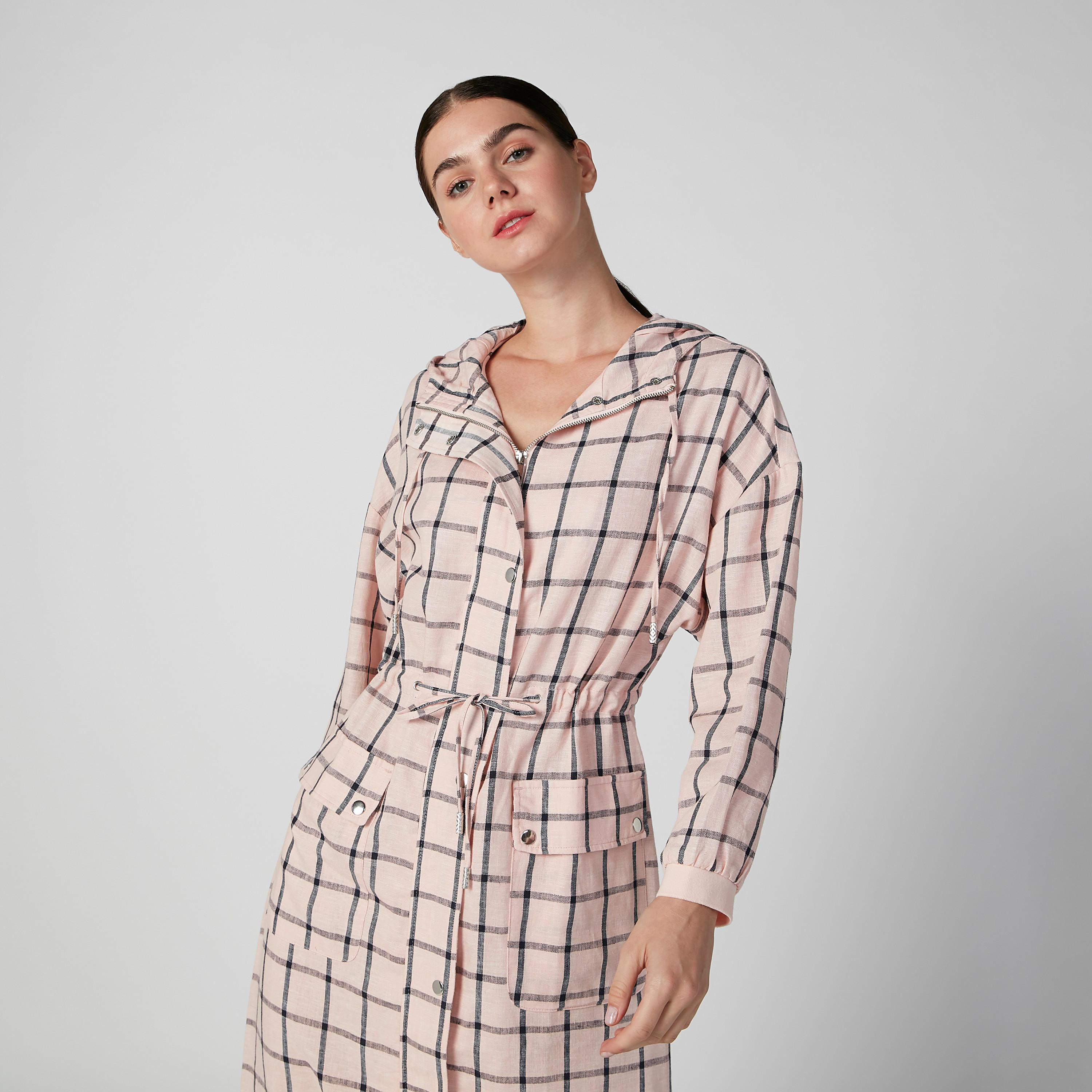 فستان قميص بقبّعة وأكمام طويلة من آيكونيك-women-clothing-dresses-image-3