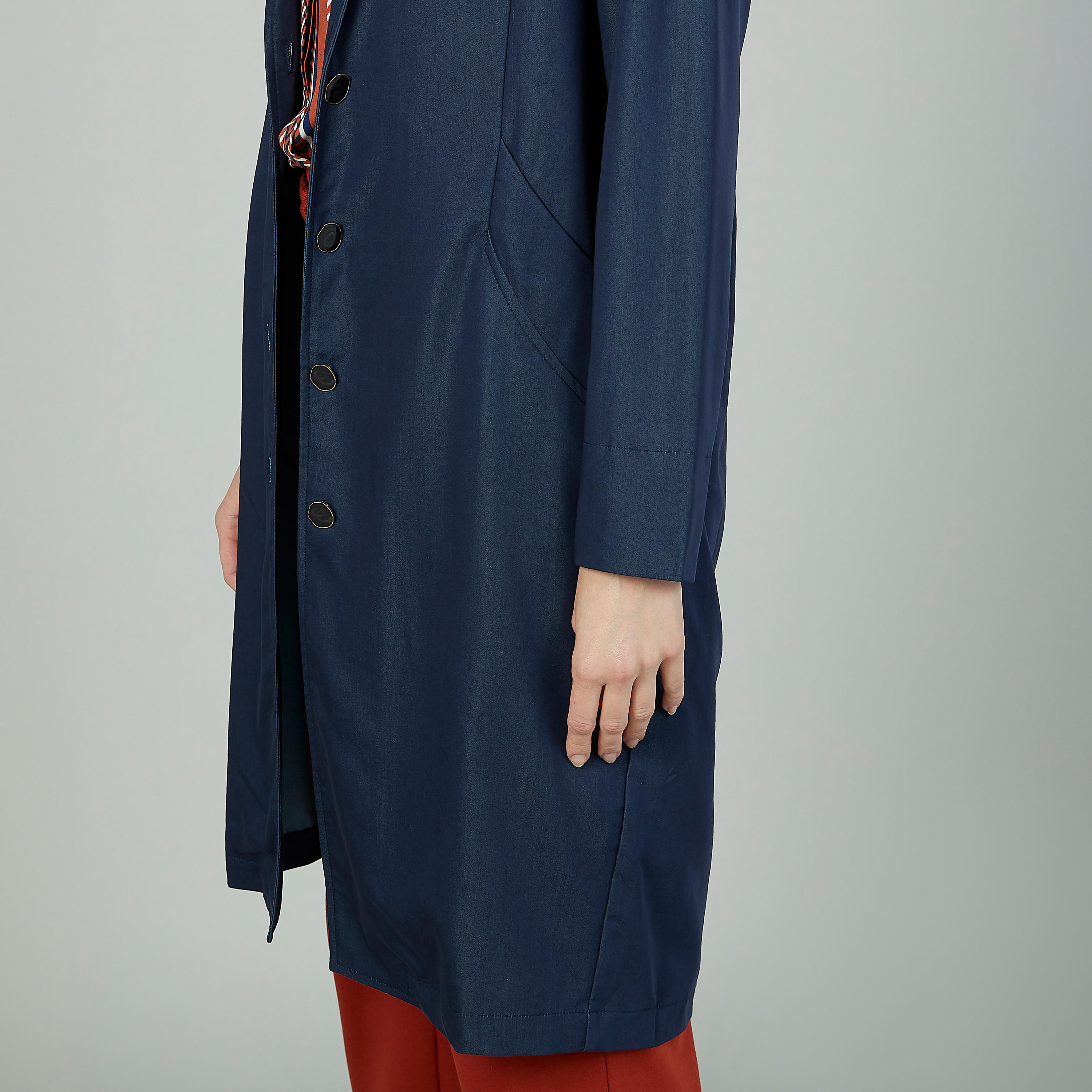 جاكيت سادة بياقة عاديّة وأكمام طويلة-women-winterwear-coatsandjackets-jackets-image-3
