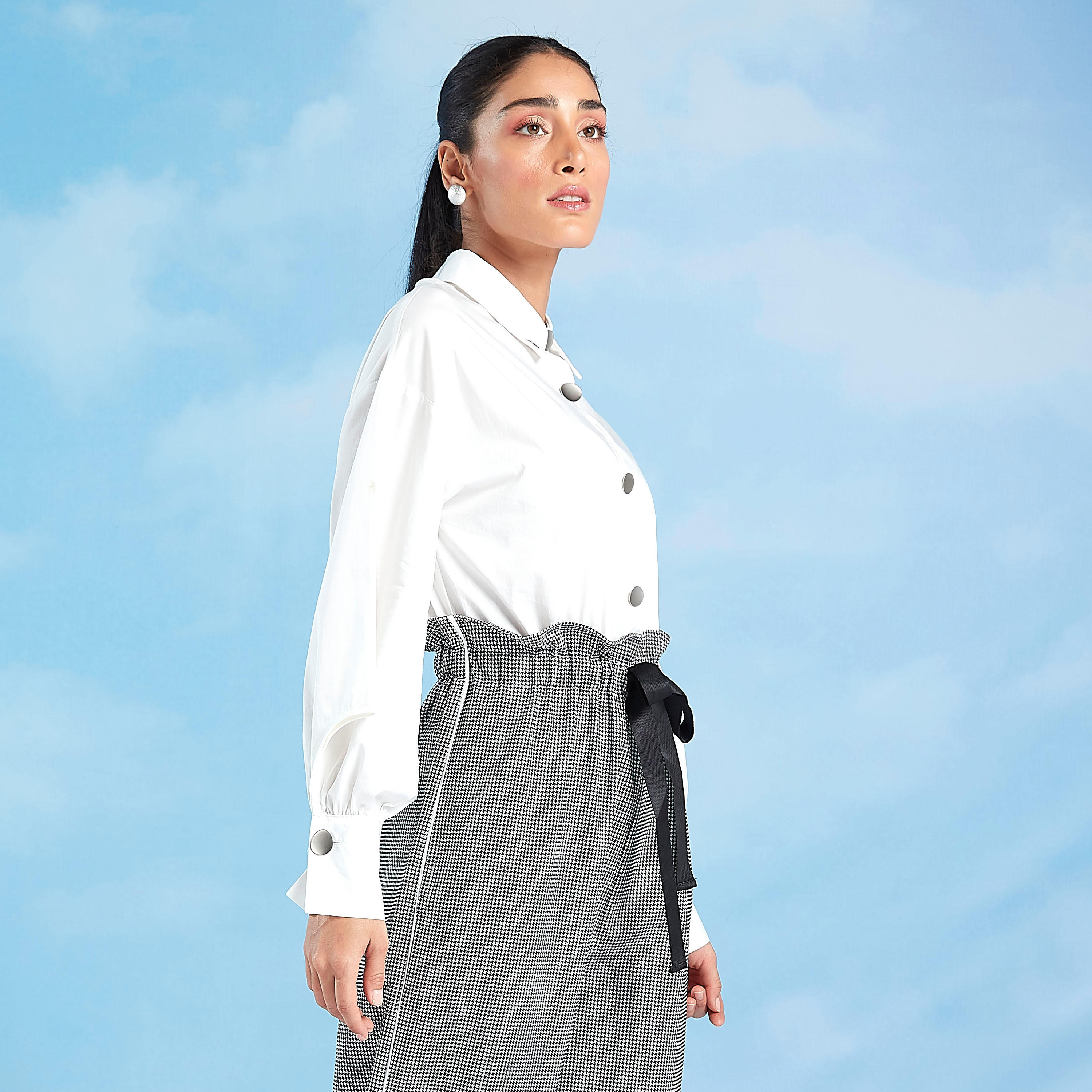 أفرول كاروهات بأكمام طويلة وأربطة من آيكونيك-women-clothing-jumpsuits-image-2