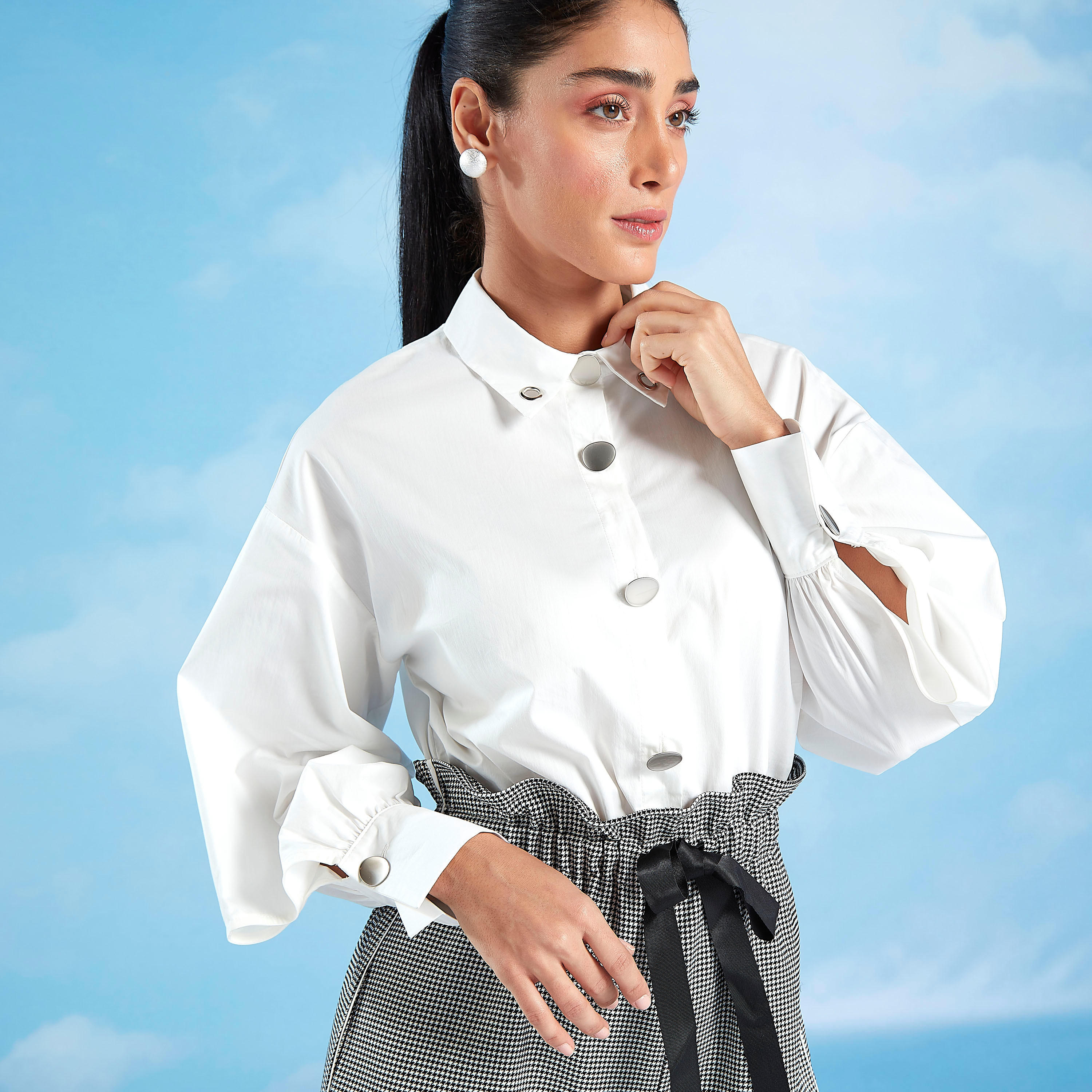 أفرول كاروهات بأكمام طويلة وأربطة من آيكونيك-women-clothing-jumpsuits-image-4