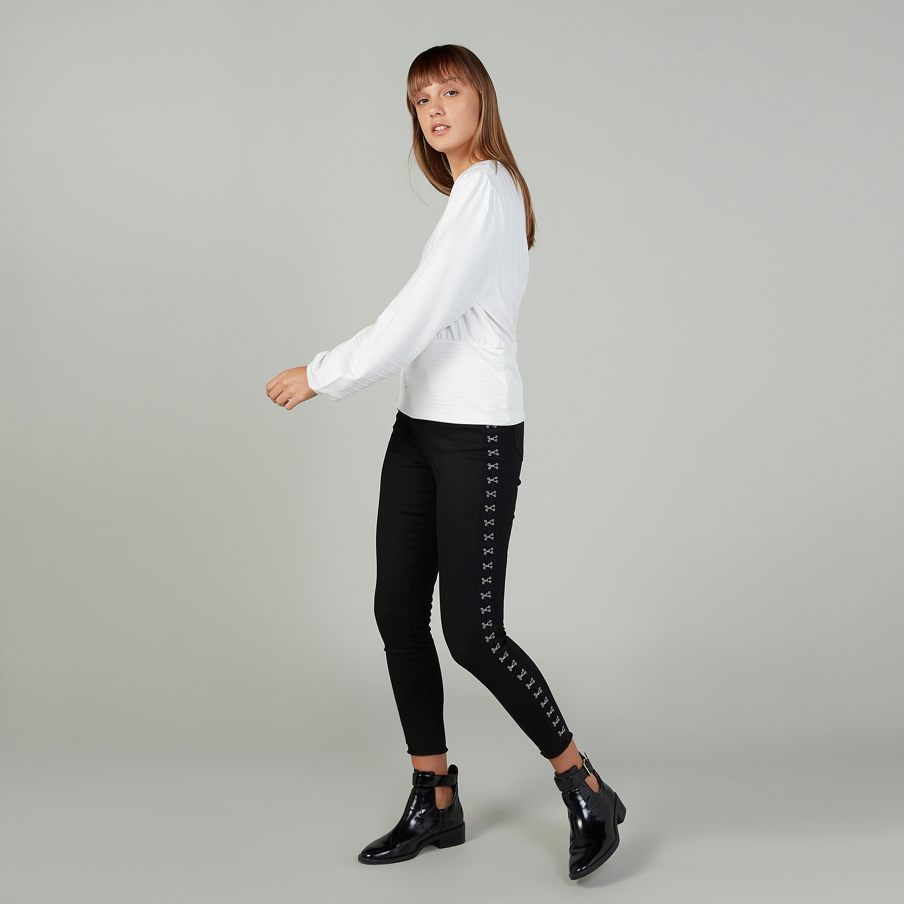 Iconic Plain High Waist Cropped Pants with Belt Loops-women-clothing-bottoms-trousers-image-2
