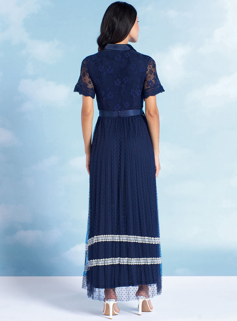 فستان طويل إيه لاين بدانتيل وأكمام طويلة من آيكونيك-women-clothing-dresses-image-6