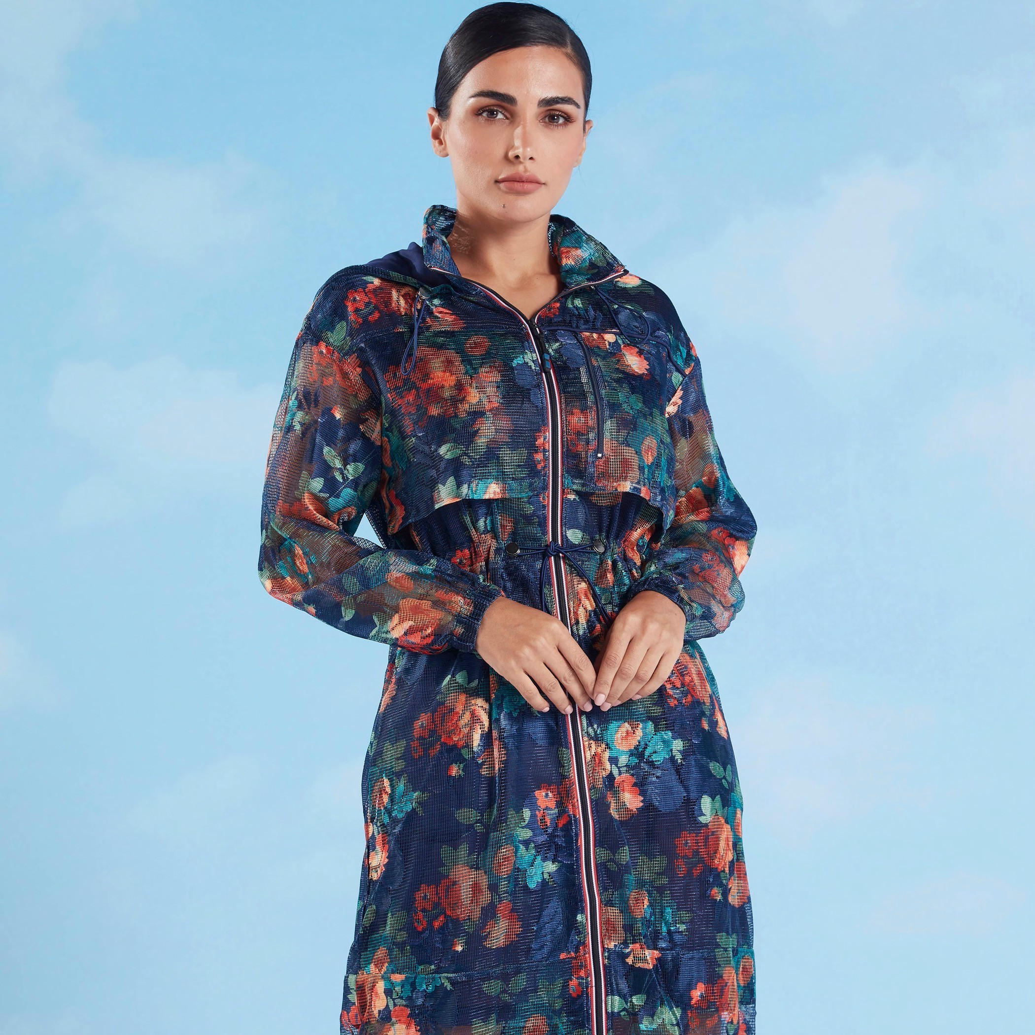 كارديجان طويل بأكمام طويلة وجيوب بطبعات زهرية من آيكونيك-women-winterwear-coatsandjackets-jackets-image-2