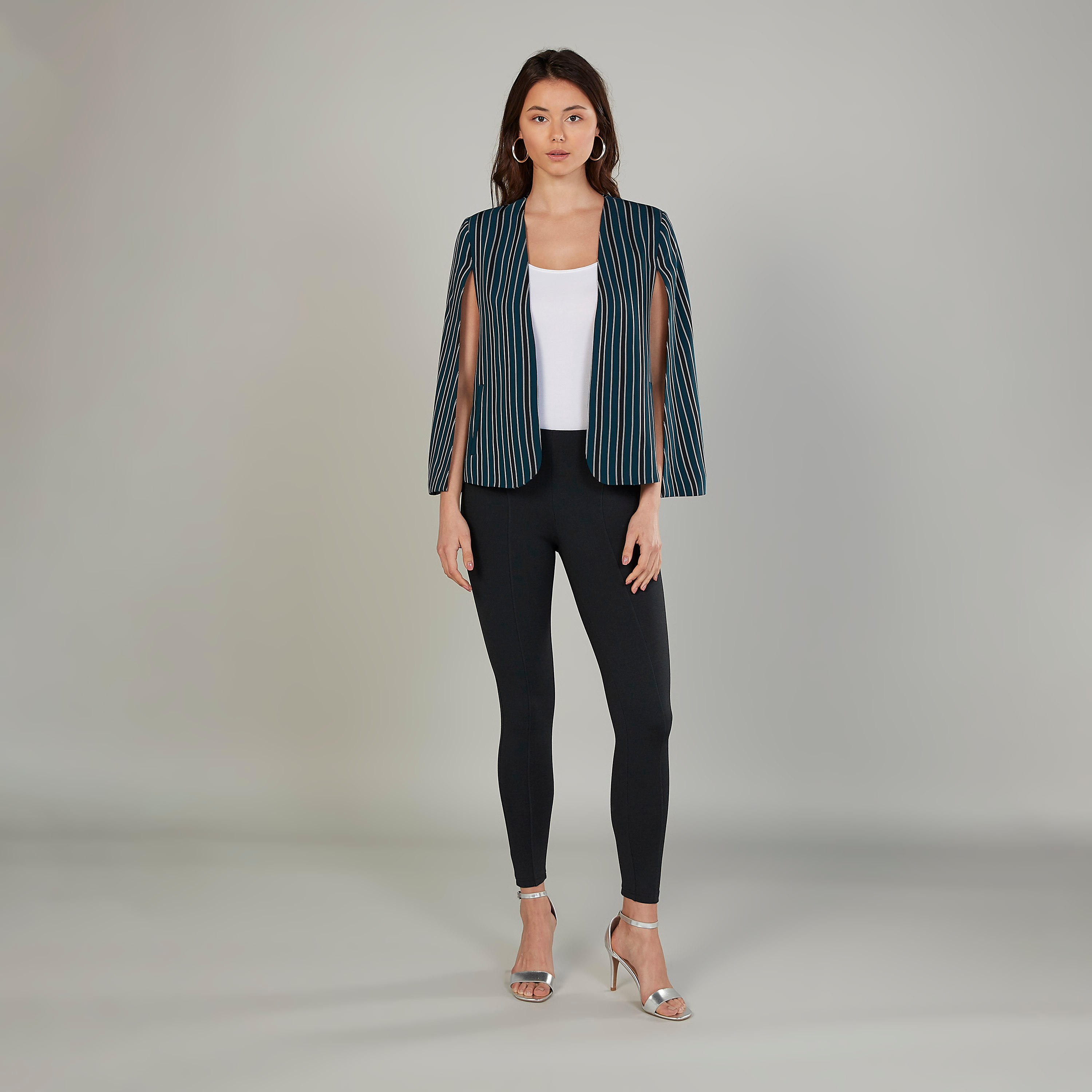 بنطلون ليقنز سادة واسع بخصر مطاطي واسع-women-clothing-bottoms-leggings-image-2