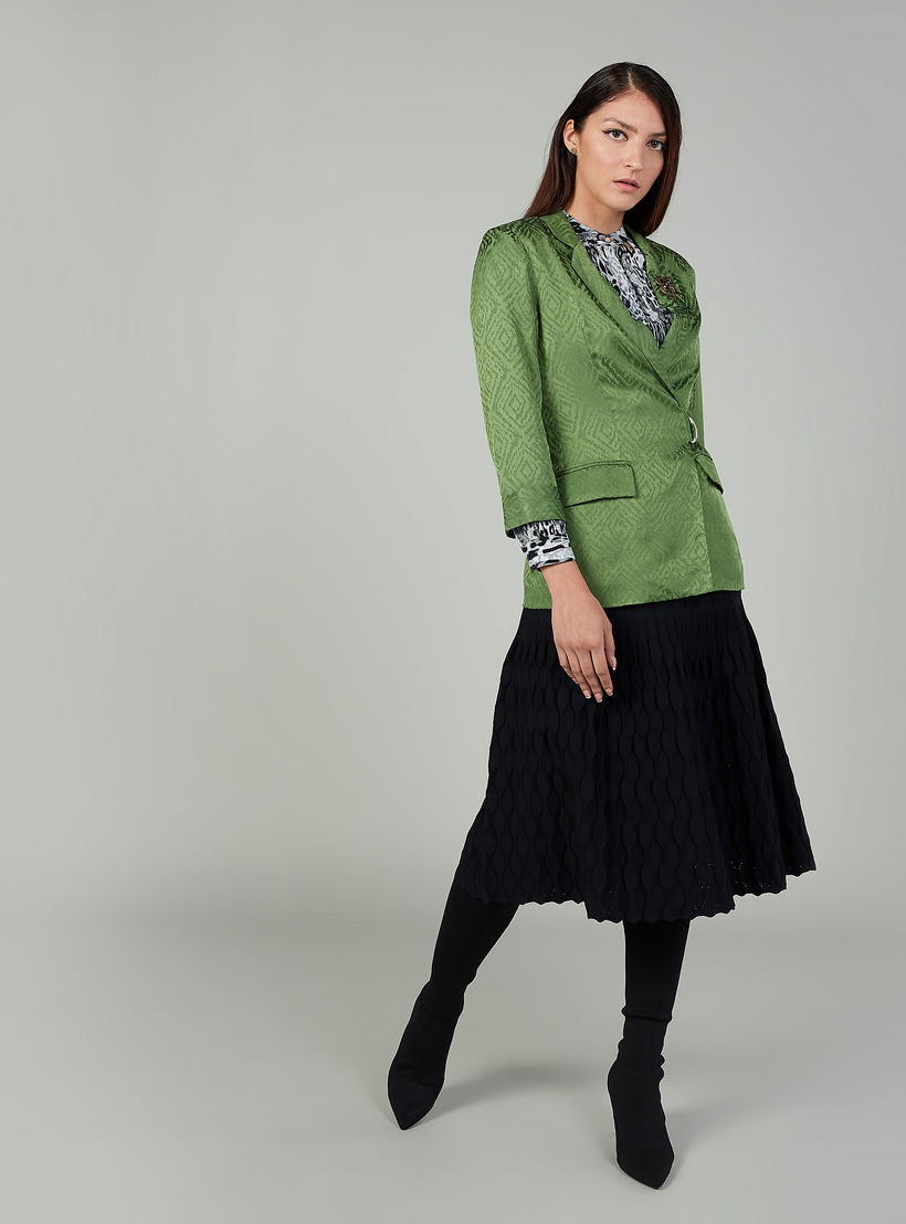 بلوزة بياقة ماندارين وأكمام طويلة وطبعات حيوانات من آيكونيك-women-clothing-shirtsandblouses-blouses-image-2