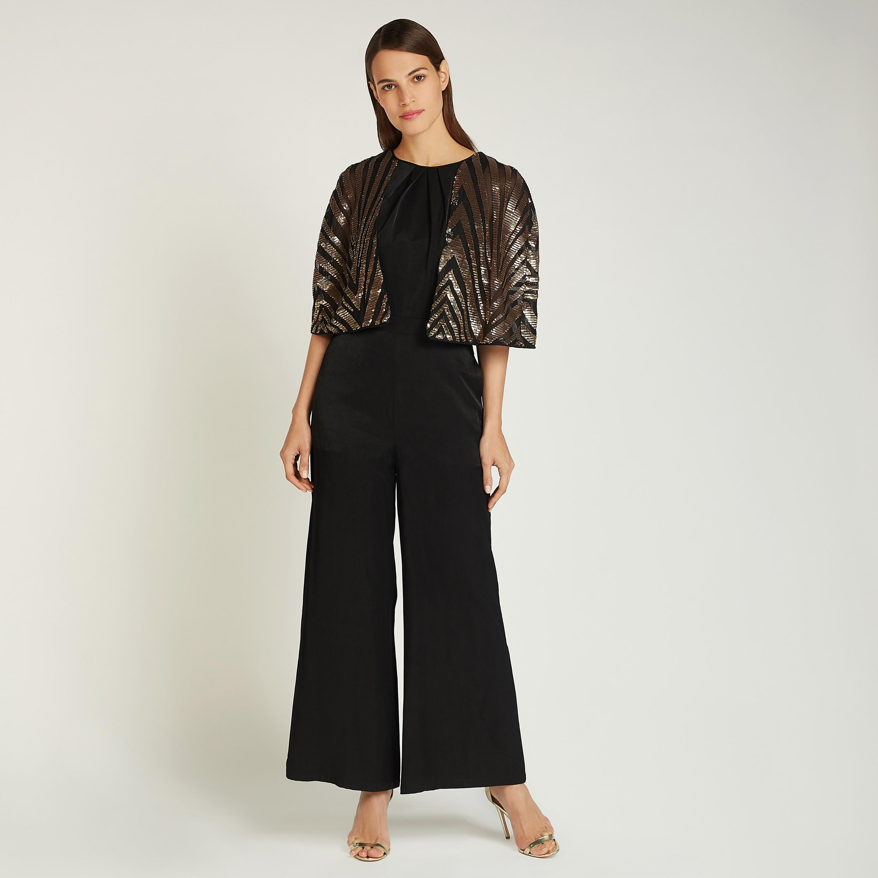 أفرول بياقة قارب و بتفاصيل حيوب و ترتر من آيكونيك-women-clothing-jumpsuits-image-1