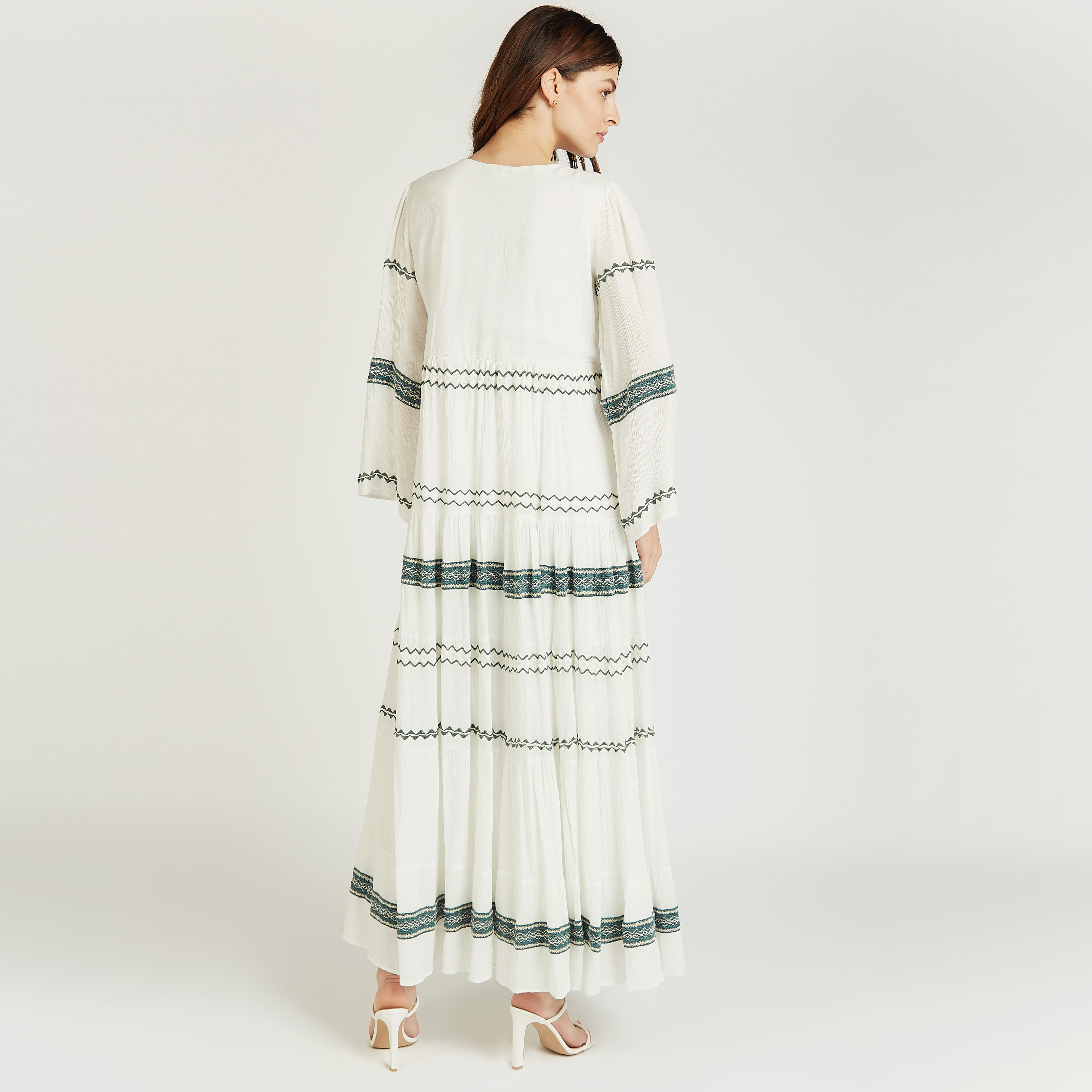 فستان إيه لاين طويل مطرّز بأكمام طويلة من آيكونيك-women-clothing-dresses-image-3