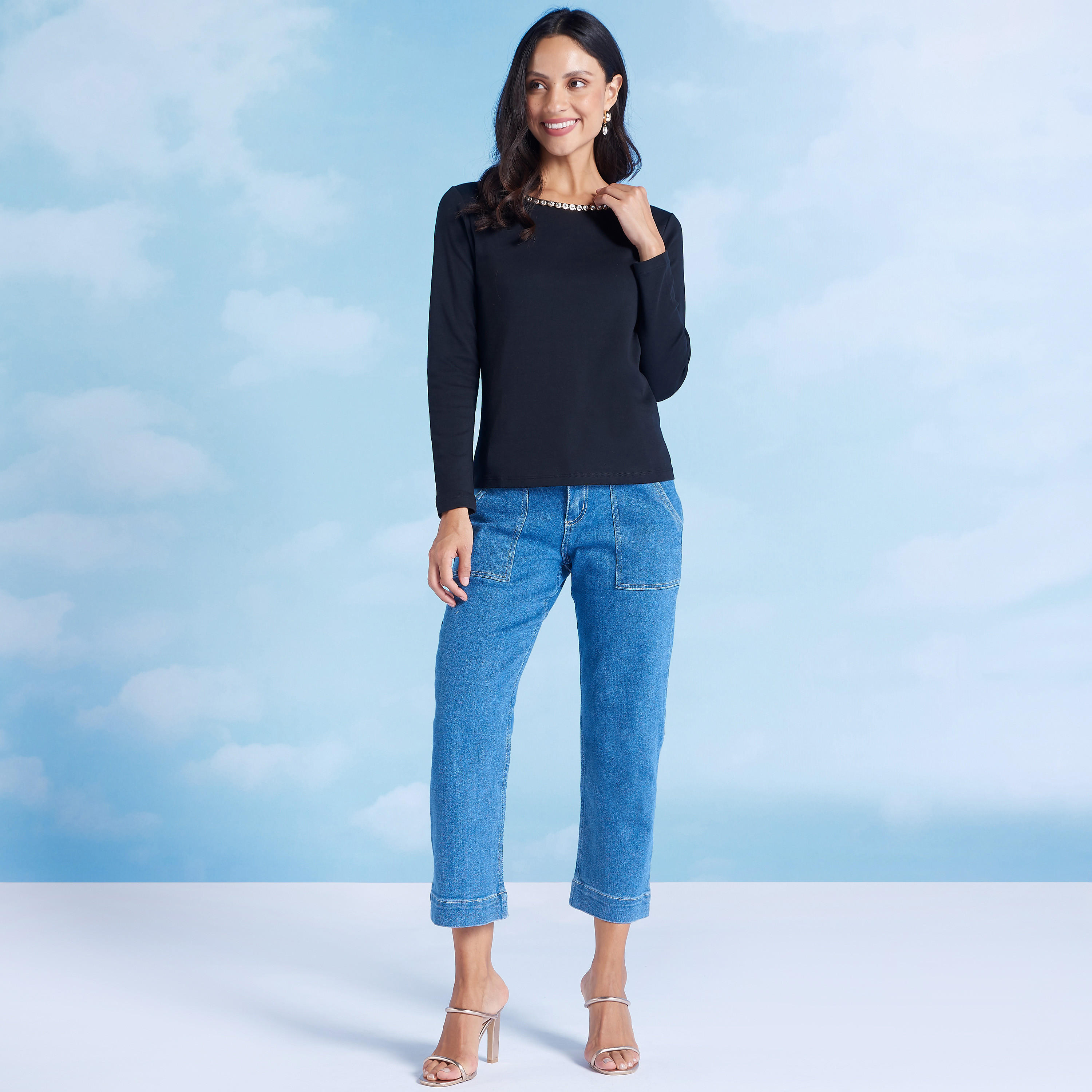 كنزة مستدامة مزيّنة بأكمام طويلة من آيكونيك-women-clothing-cardigansandjumpers-jumpers-image-2
