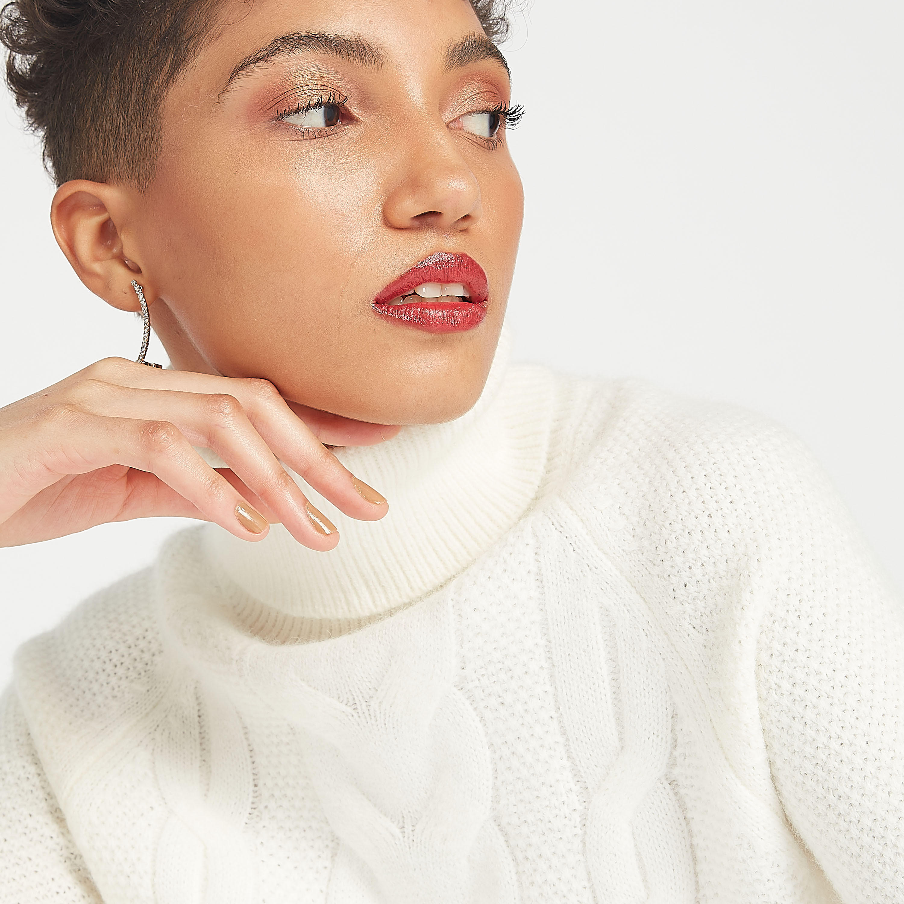 كنزة مستدامة بياقة عالية وغرز متداخلة وأكمام طويلة من آيكونيك-women-clothing-cardigansandjumpers-jumpers-image-6