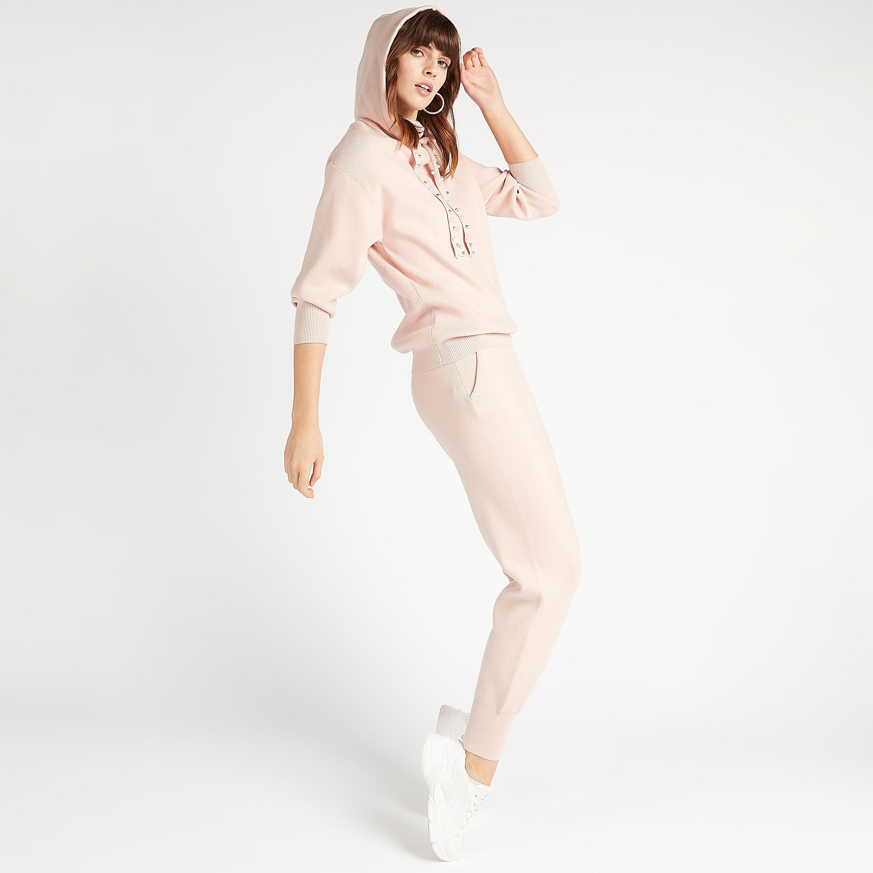 هودي مستدام مُزين بأكمام طويلة من آيكونيك-women-winterwear-hoodiesandsweatshirts-hoodies-image-6
