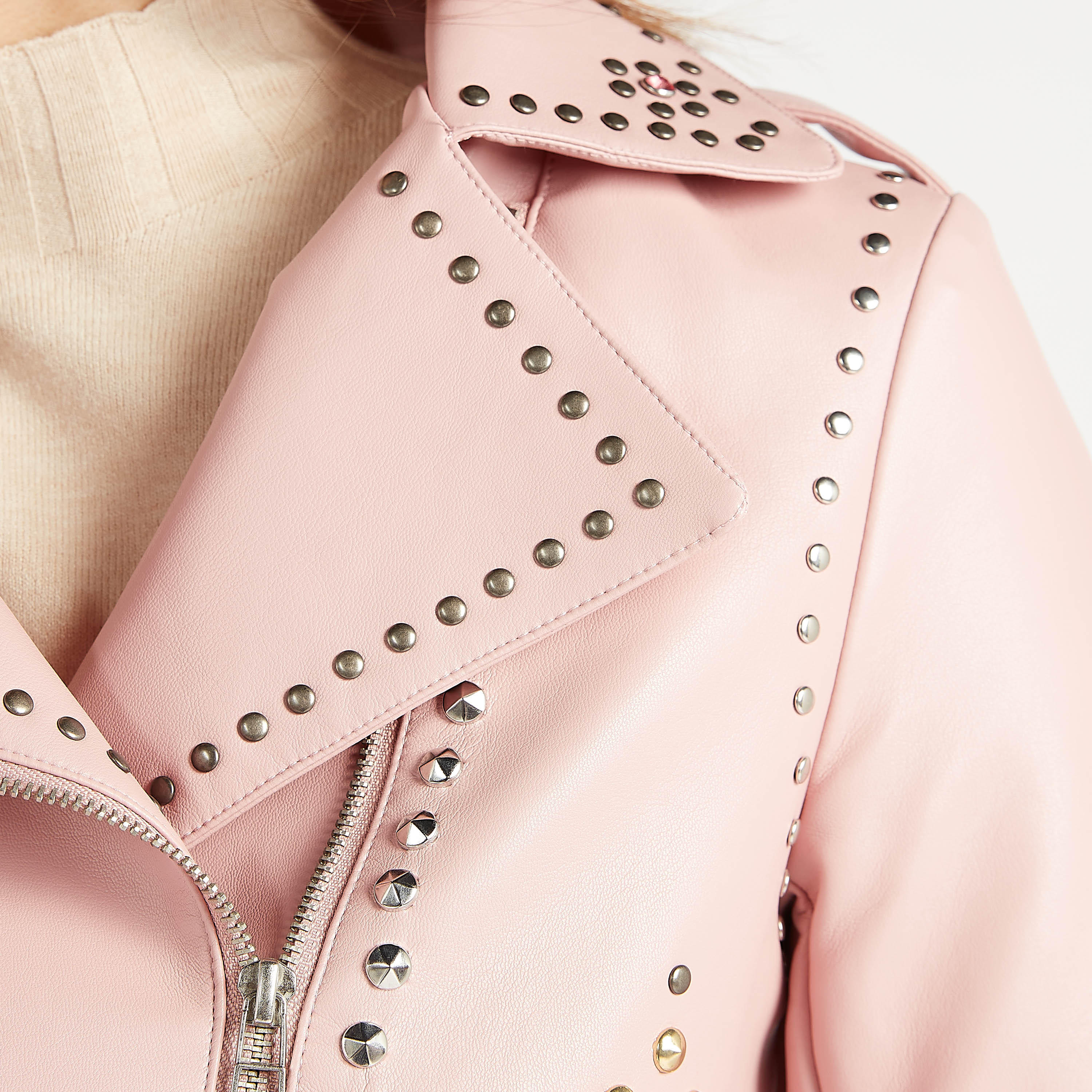 جاكيت بايكر مزين بسحاب إغلاق وتفاصيل حزام-women-winterwear-coatsandjackets-jackets-image-5