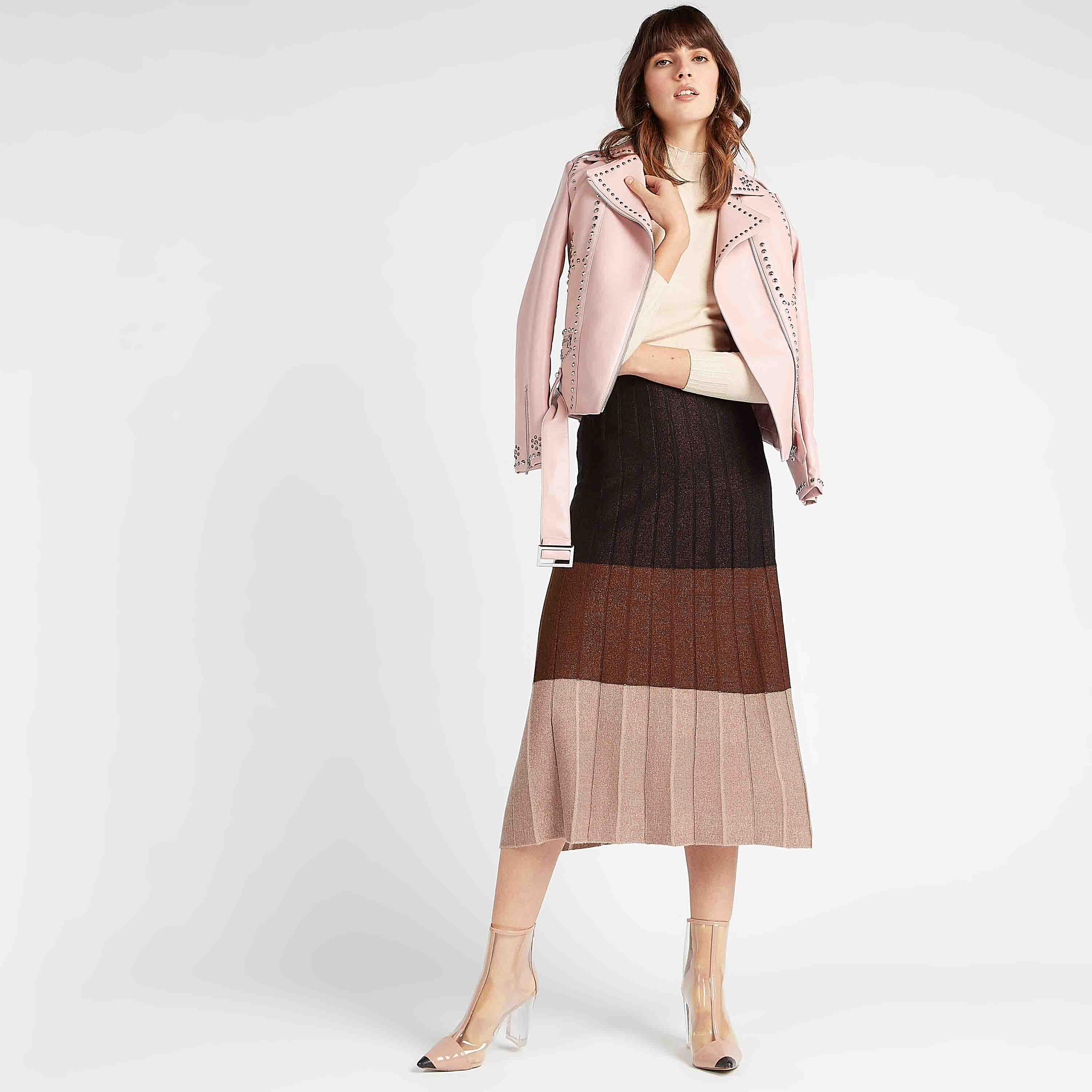 جاكيت بايكر مزين بسحاب إغلاق وتفاصيل حزام-women-winterwear-coatsandjackets-jackets-image-7