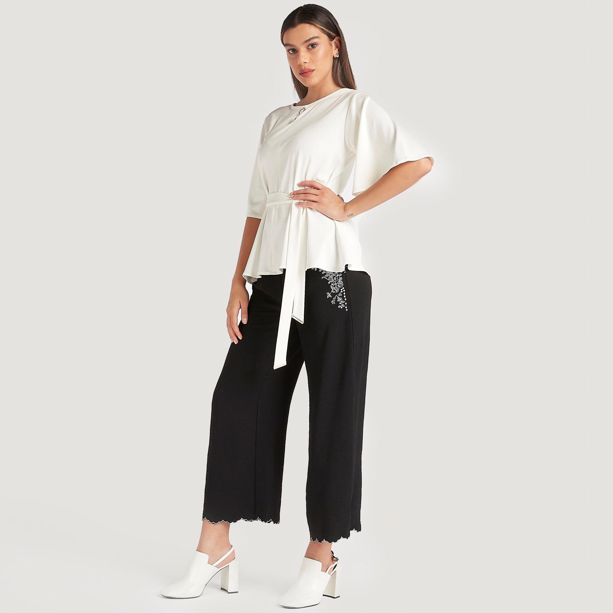 Embroidered Flexi-Waist Palazzo Pants with Scalloped Hems-women-clothing-bottoms-trousers-image-2