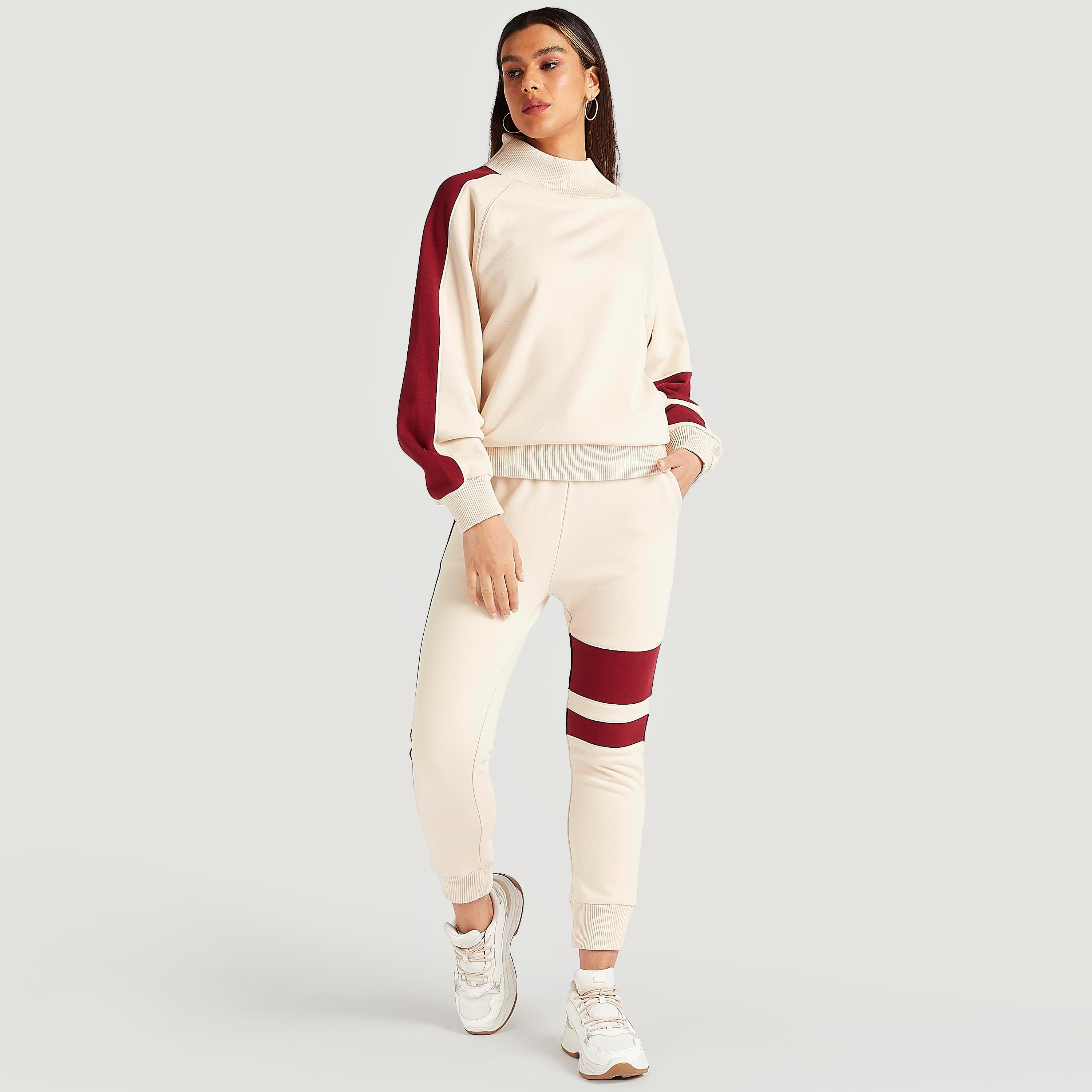 بنطلون رياضي بقصّة سليم وخصر مطاطي مرن من آيكونيك-women-clothing-bottoms-joggers-image-2
