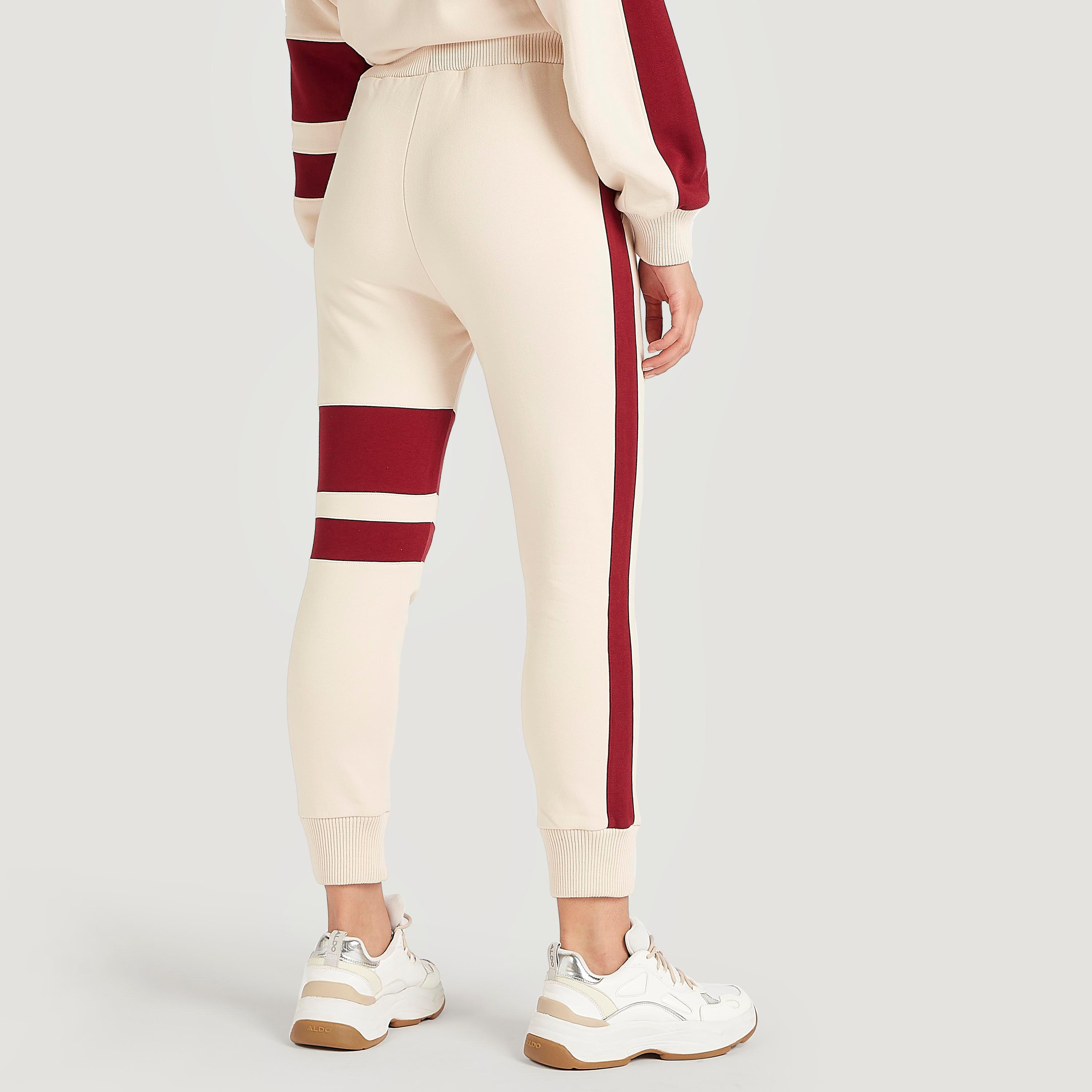 بنطلون رياضي بقصّة سليم وخصر مطاطي مرن من آيكونيك-women-clothing-bottoms-joggers-image-4