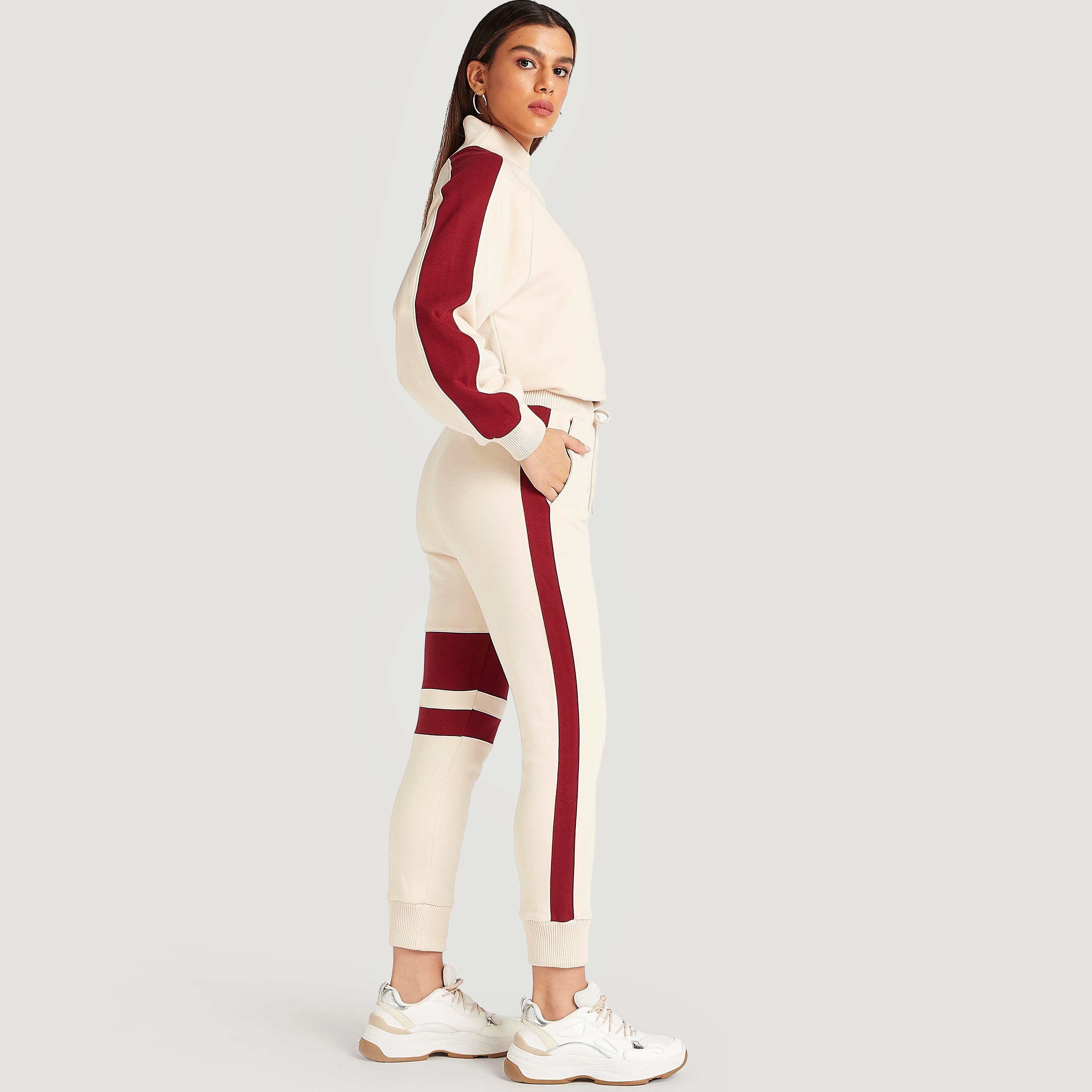 بنطلون رياضي بقصّة سليم وخصر مطاطي مرن من آيكونيك-women-clothing-bottoms-joggers-image-6