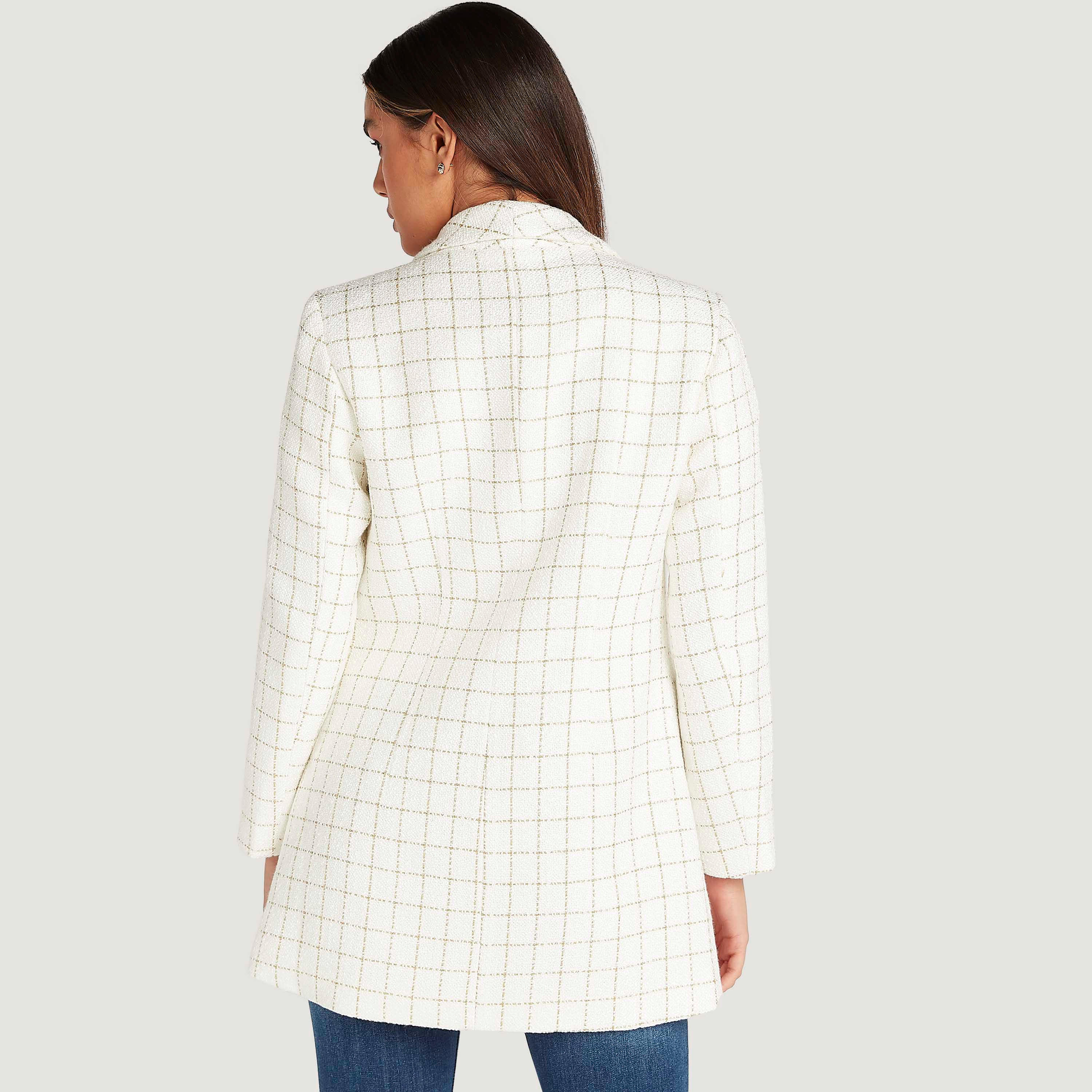 بليزر كاروهات بأكمام طويلة وجيوب بطيّة من آيكونيك-women-clothing-coatsandjackets-blazers-image-4