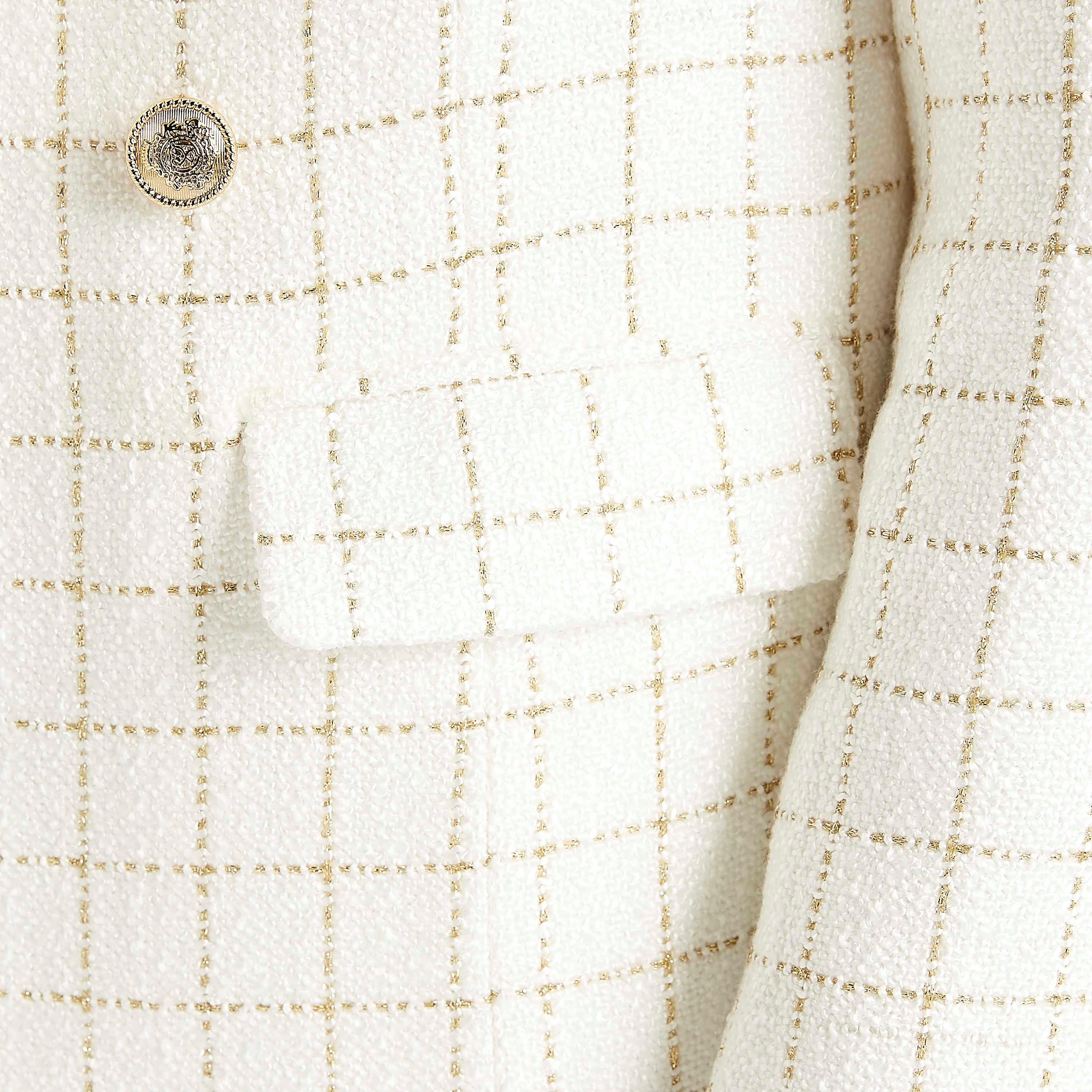 بليزر كاروهات بأكمام طويلة وجيوب بطيّة من آيكونيك-women-clothing-coatsandjackets-blazers-image-6