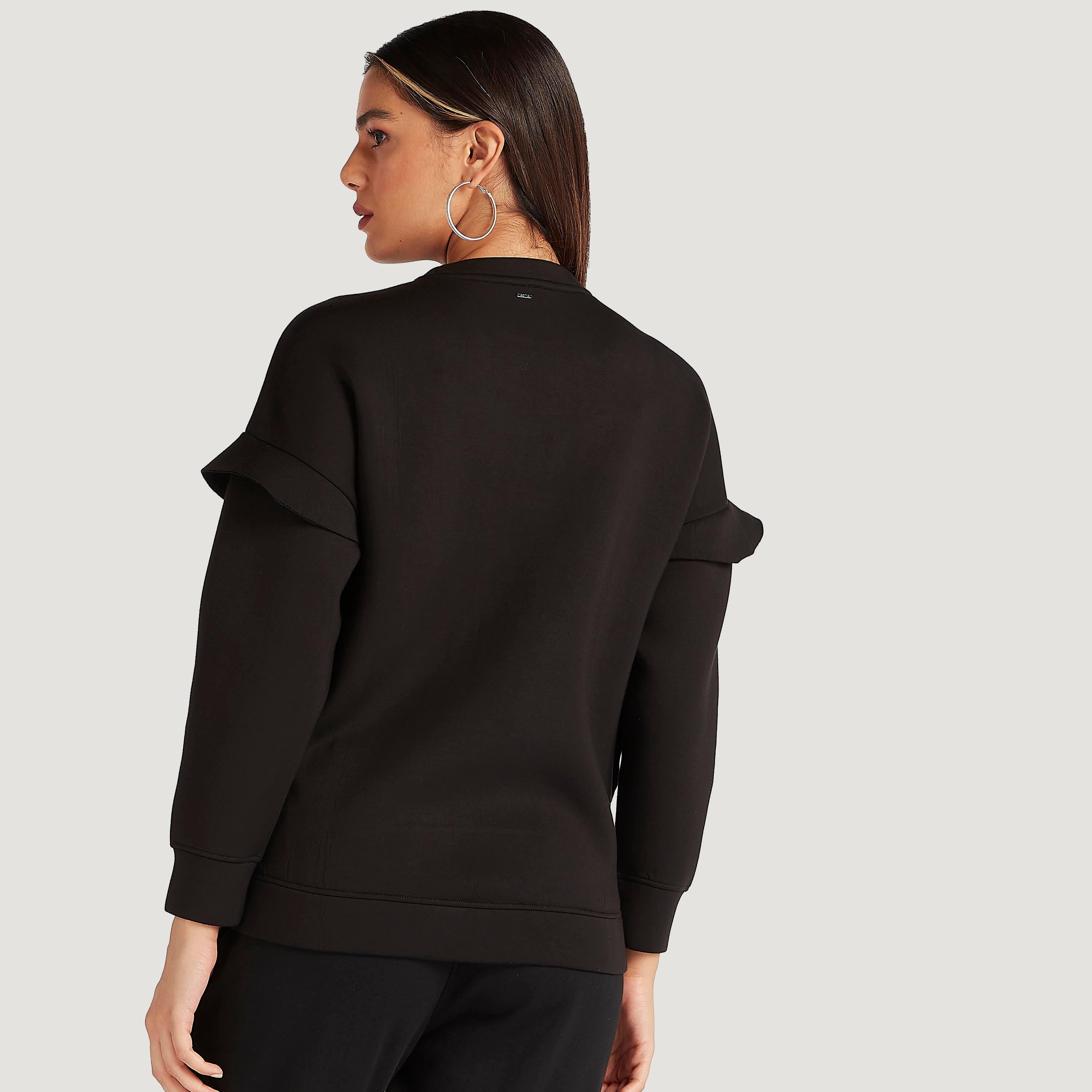 Iconic Embellished Sweatshirt with Long Sleeves and Crew Neck-women-winterwear-hoodiesandsweatshirts-sweatshirts-image-5