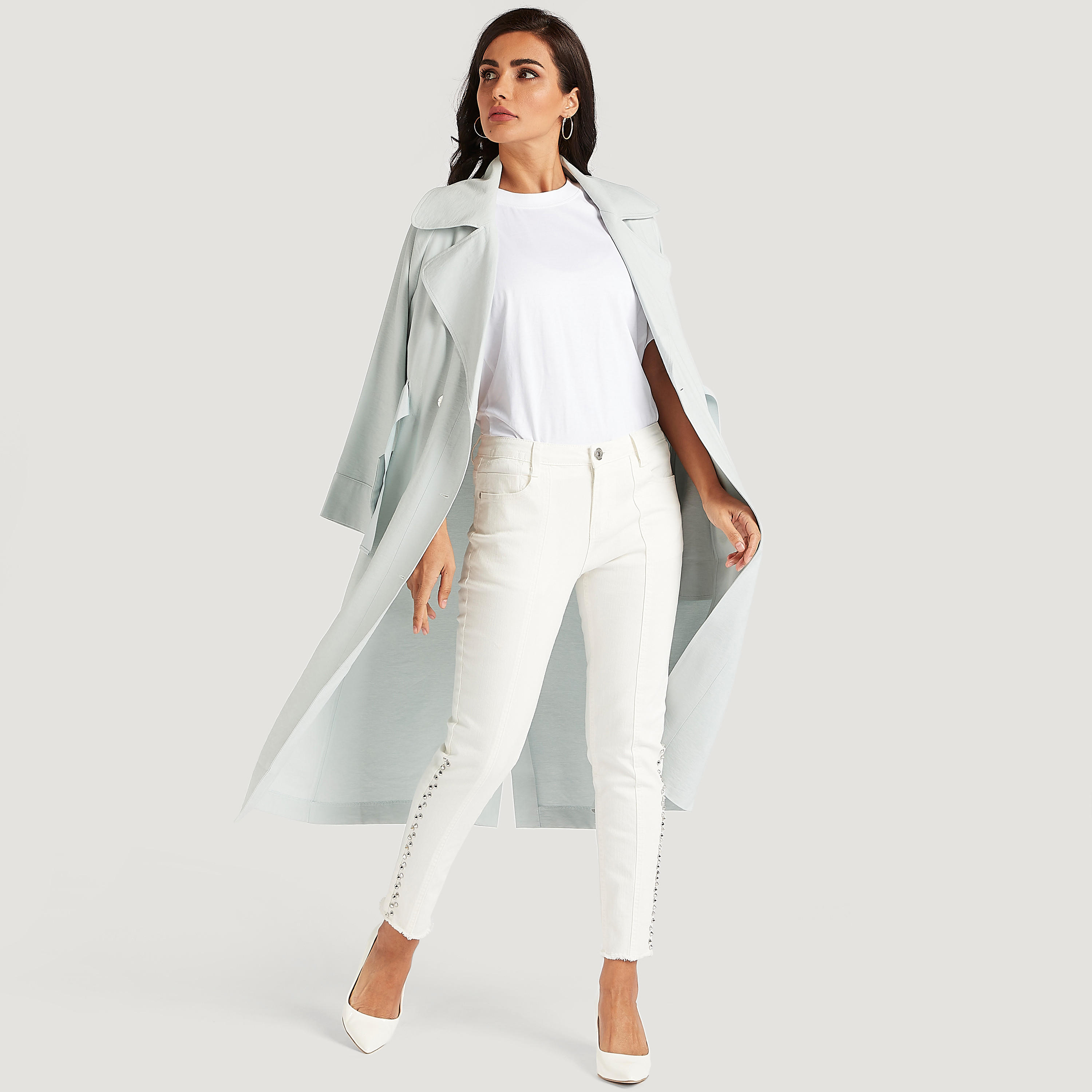تيشيرت بياقة ضيّقة وأكمام قصيرة وطبعات من آيكونيك-women-clothing-tshirts-image-2