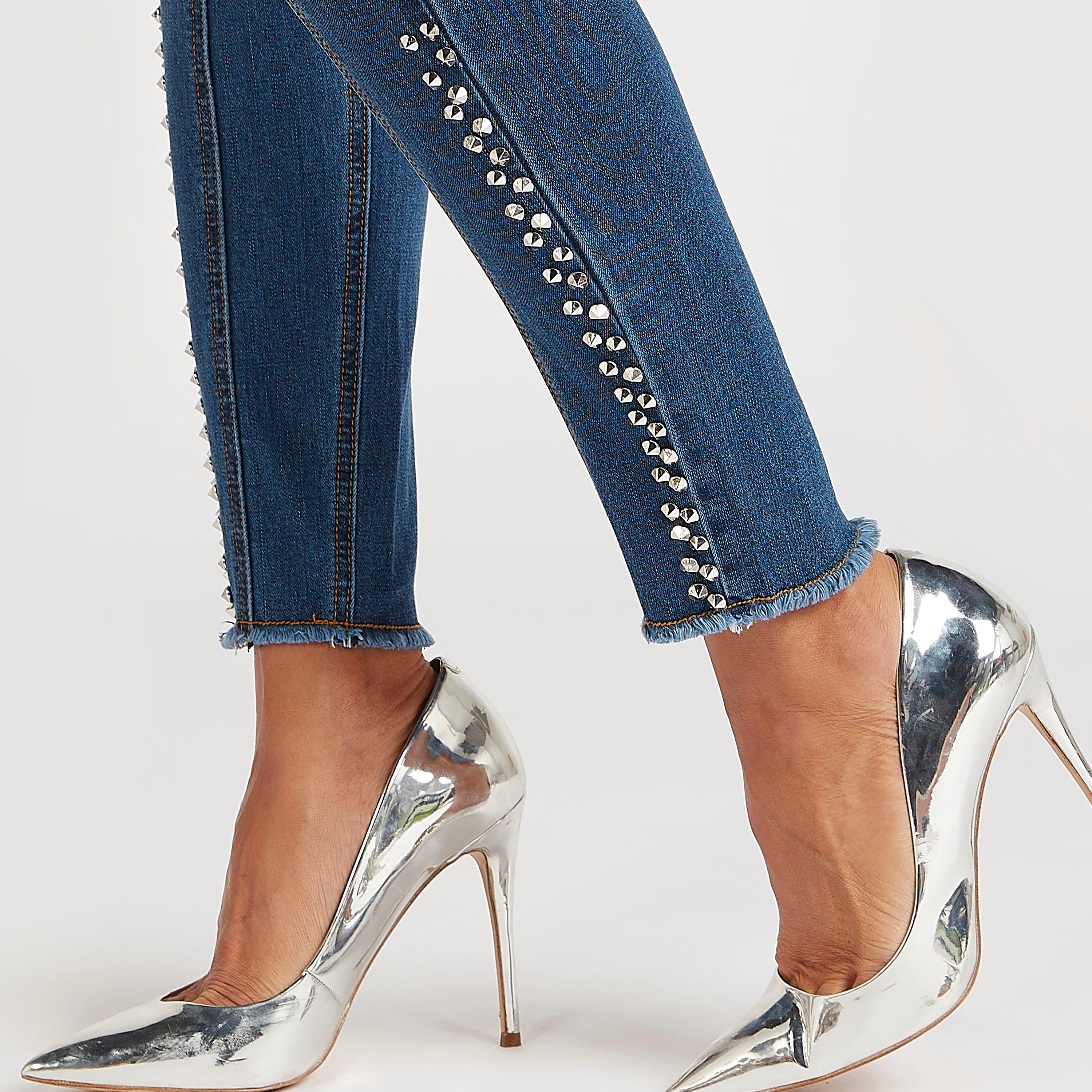 Iconic Embellished Slim Fit Denim Jeans with Button Closure-women-clothing-bottoms-jeans-image-3