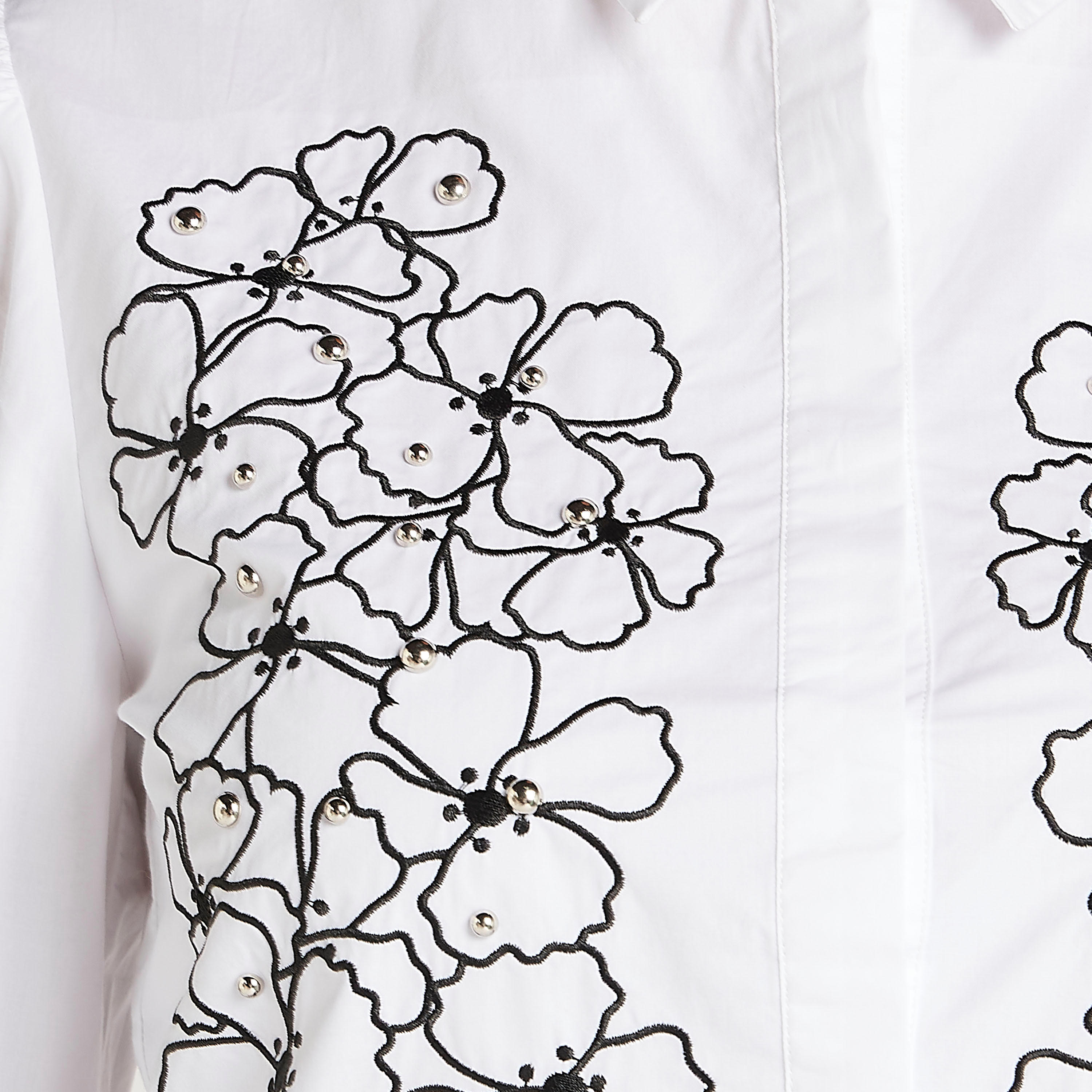قميص مطرّز بأزهار مع ياقة عادية وأكمام طويلة من آيكونيك-women-clothing-shirtsandblouses-shirts-image-7